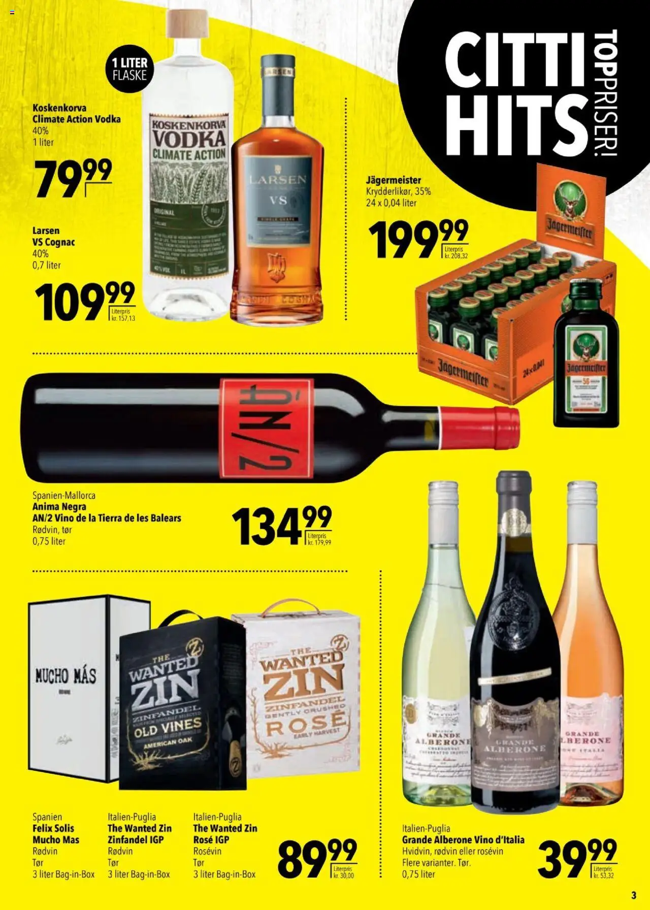 CITTI Tilbudsavis gyldig fra 13.08.2025 | Side: 3 | Produkter: Vodka