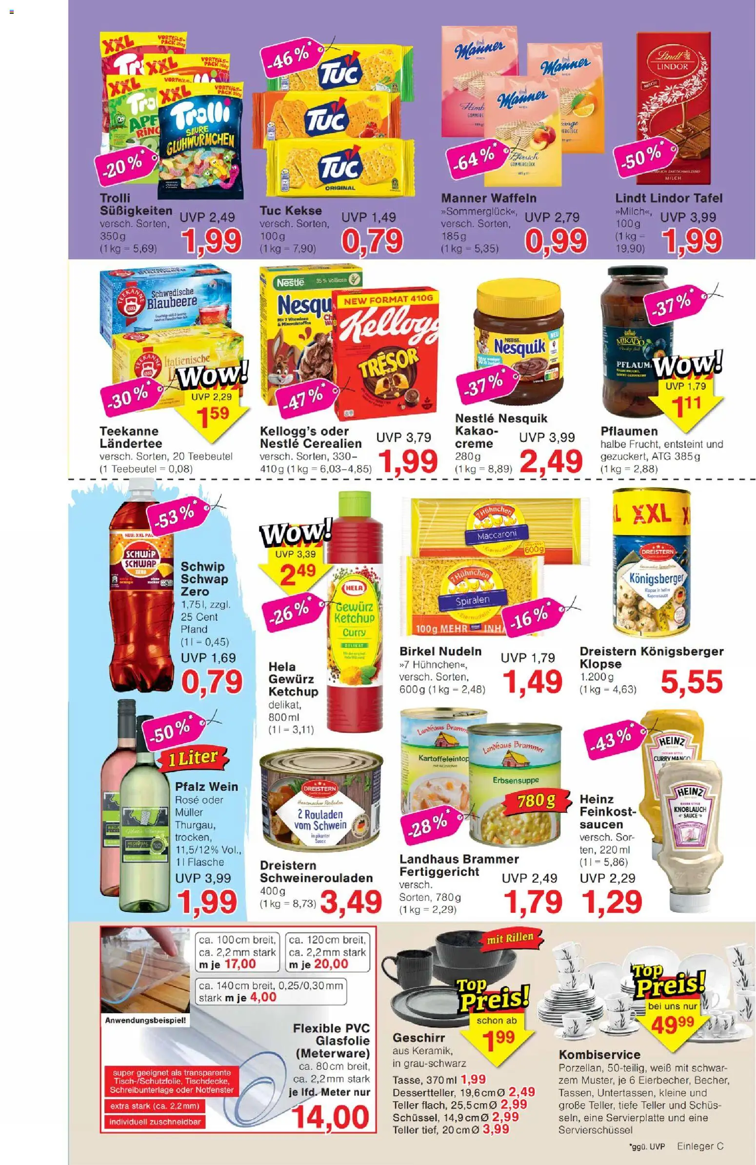 Wiglo Wunderland Prospekt – gültig ab 09.03.2026 | Seite: 7 | Produkte: Milch, Schwip schwap, Knoblauch, Teekanne