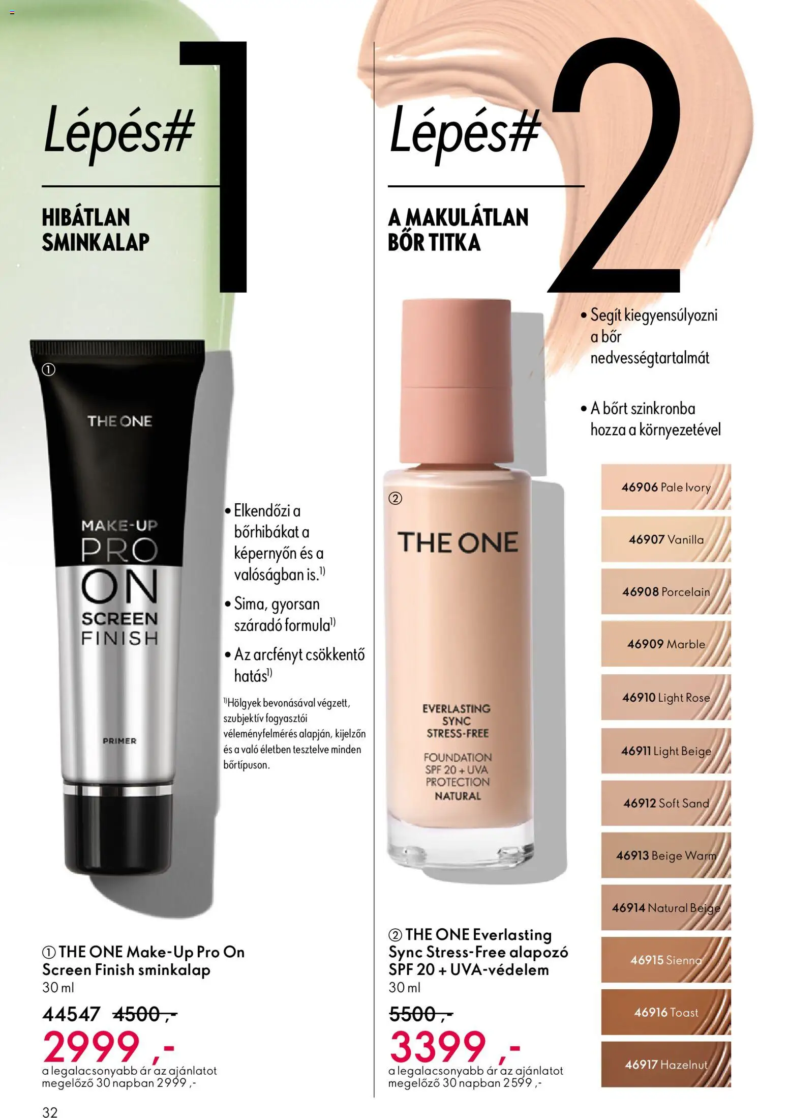 Oriflame akciós ujság - amely érvényes a következő dátumtól: 22.10.2025 | Oldal: 32 | Termékek: Alapozó, Bor
