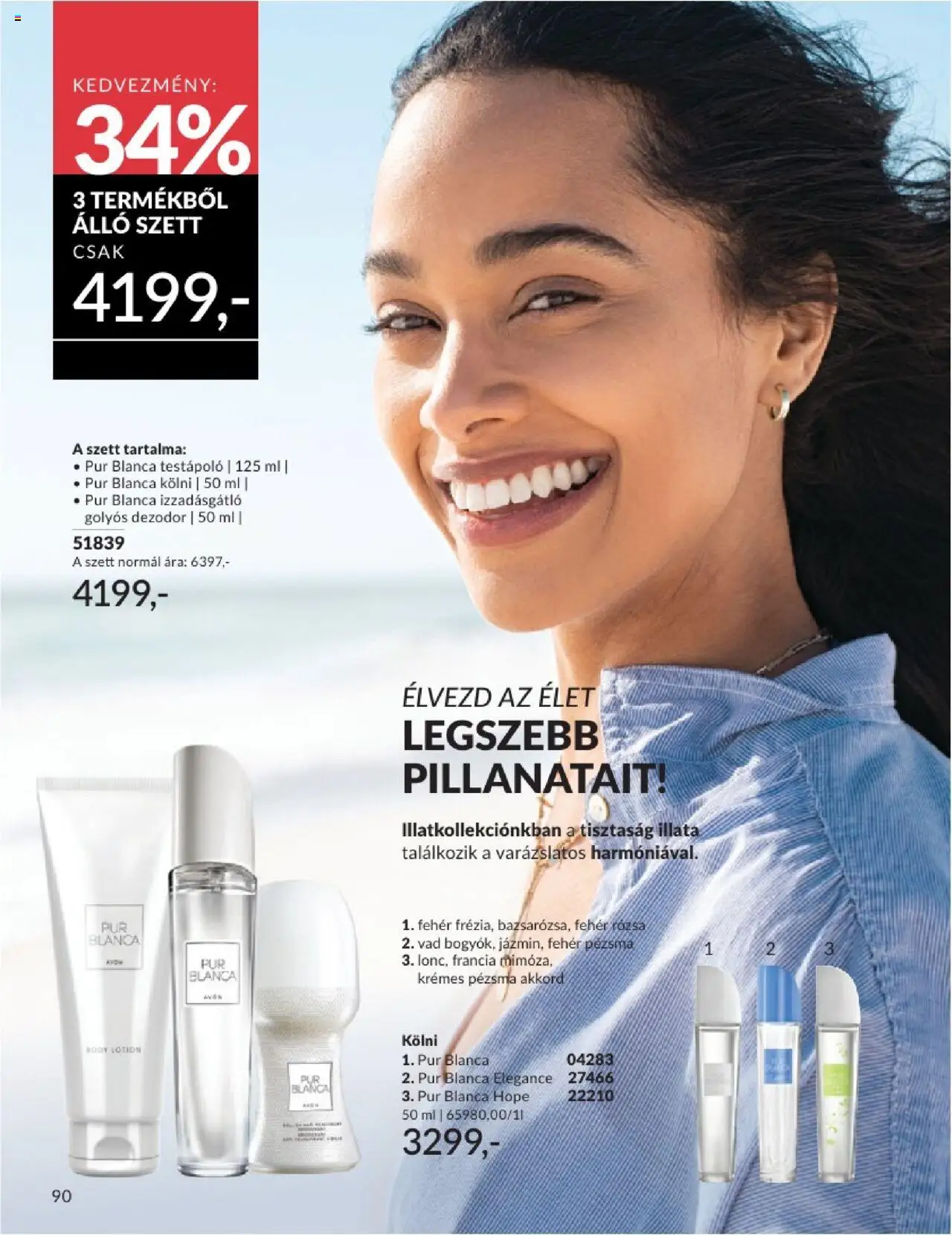 Avon akciós ujság - amely érvényes a következő dátumtól: 01.06.2025 | Oldal: 90 | Termékek: Body, Kölni, Testápoló, Izzadásgátló