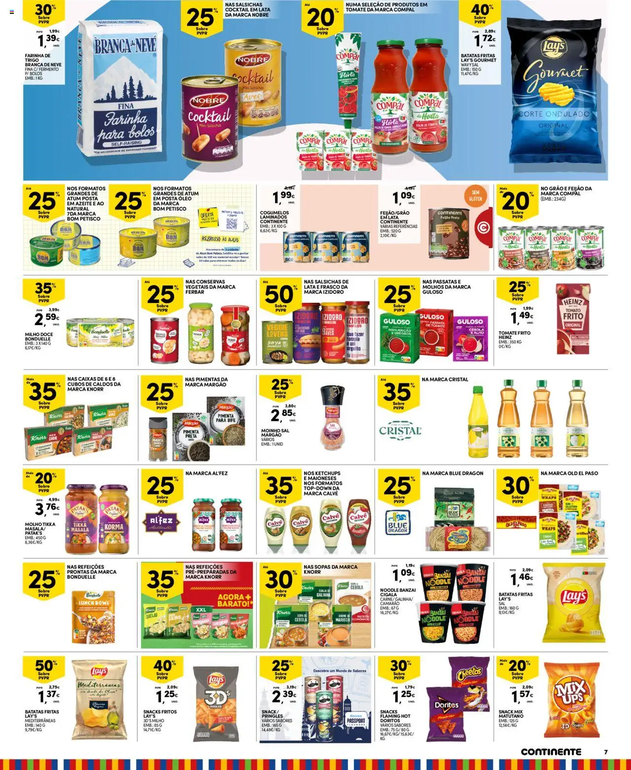 Continente - Madeira │ válido de 09.09.2025 | Página: 7 | Produtos: Azeite, Knorr, Cogumelos, Creme