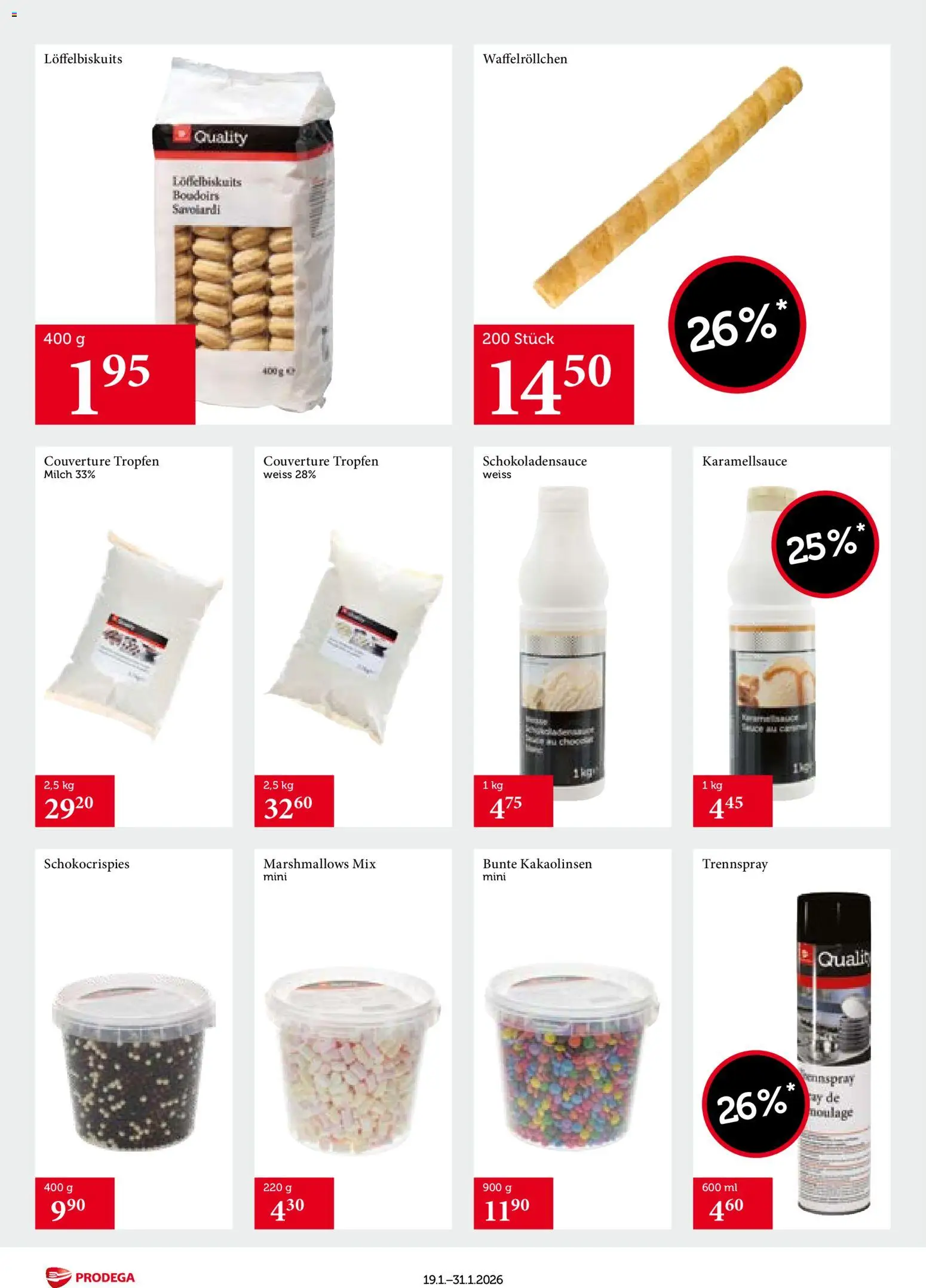 Prodega Aktionen Transgourmet Quality – gültig ab 19.01.2026 | Seite: 16 | Produkte: Milch