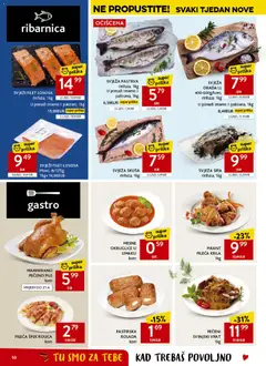 MARINIRANO PEČENO PILE, kom, VRIJEDI DO 21.4. - Pregled kataloga iz trgovine Konzum, vrijedi od 08.04.2026 | Stranica: 10 | Proizvodi: Pileća krila, Svinjski vrat, Skuša, Pečeno pile