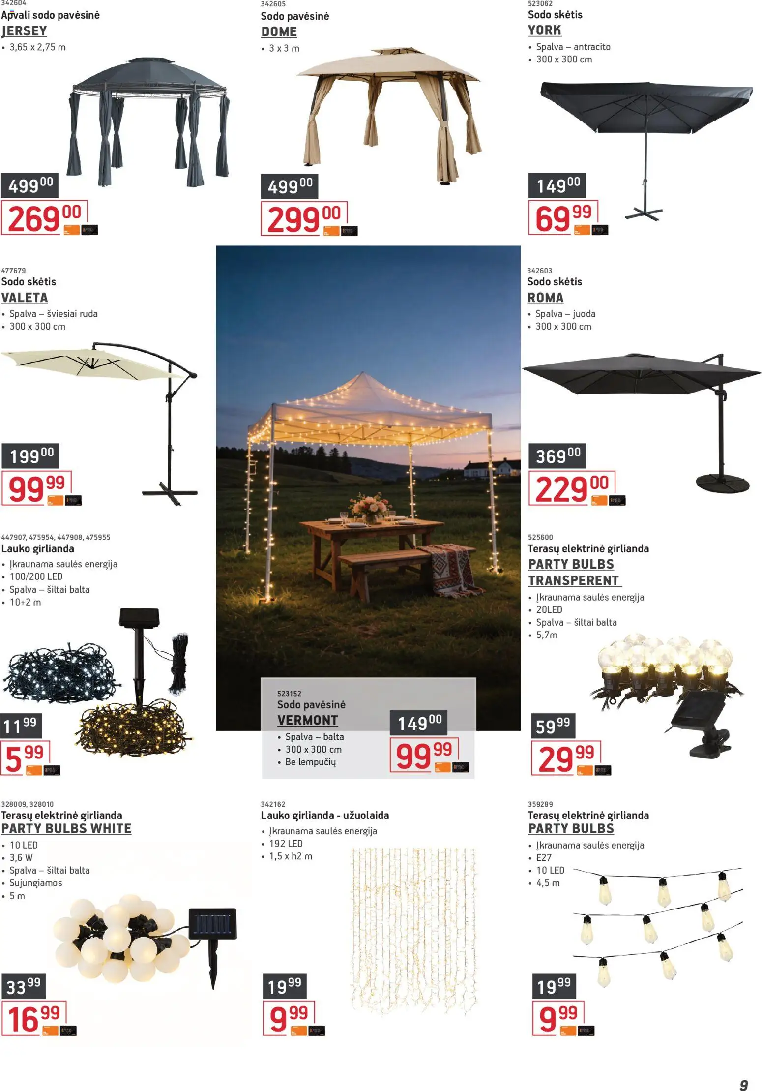 ERMITAŽAS akcijos nuo 01.04.2026 | Puslapis: 9 | Prekių: Skėtis
