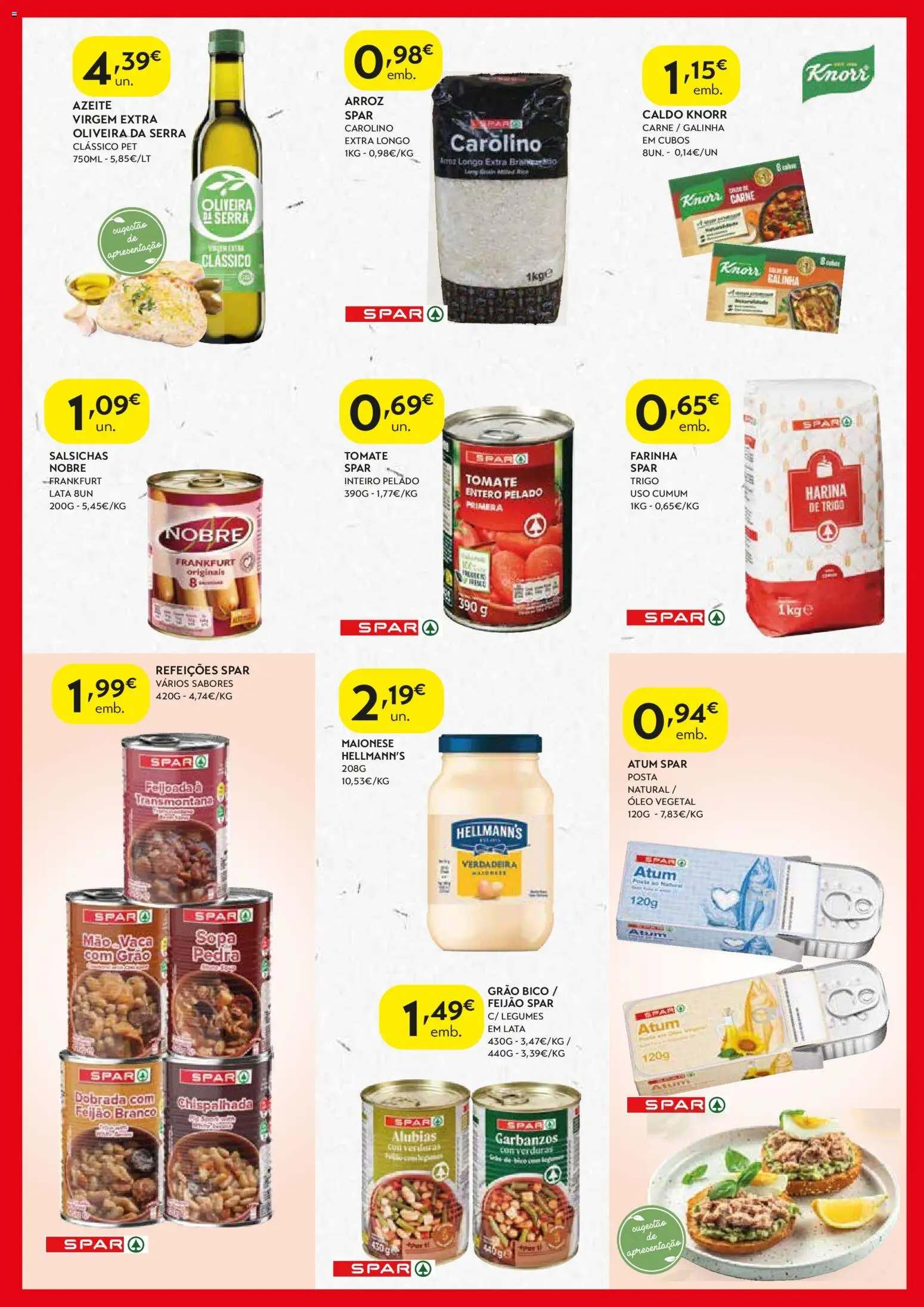 Spar - folheto │ válido de 17.02.2026 | Página: 5 | Produtos: Atum, Knorr, Arroz, Tomate