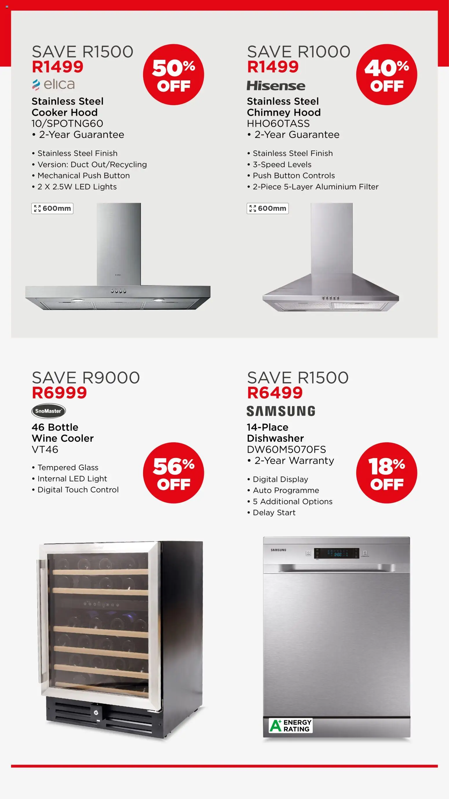 New House and Home catalogue – valid from 07.04.2026 | Page: 16 | Products: Dishwasher, Cooler, Light, Wine