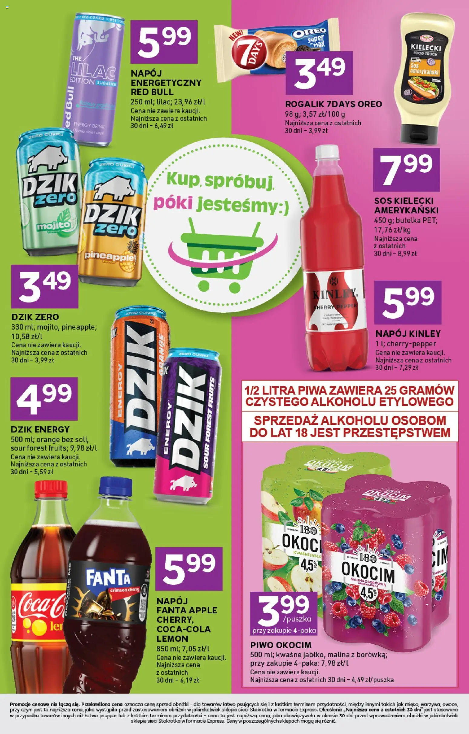 Stokrotka gazetka - Express od 29.04.2026 | Strona: 5 | Produkty: Red bull, Stokrotka, Piwo, Sos