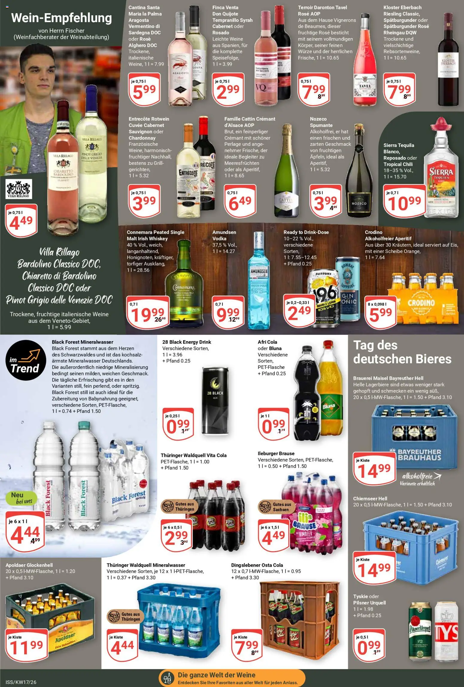 Globus Prospekt 	 – gültig ab 20.04.2026 | Seite: 17 | Produkte: Tyskie, Cola, Entrecote, Vita cola