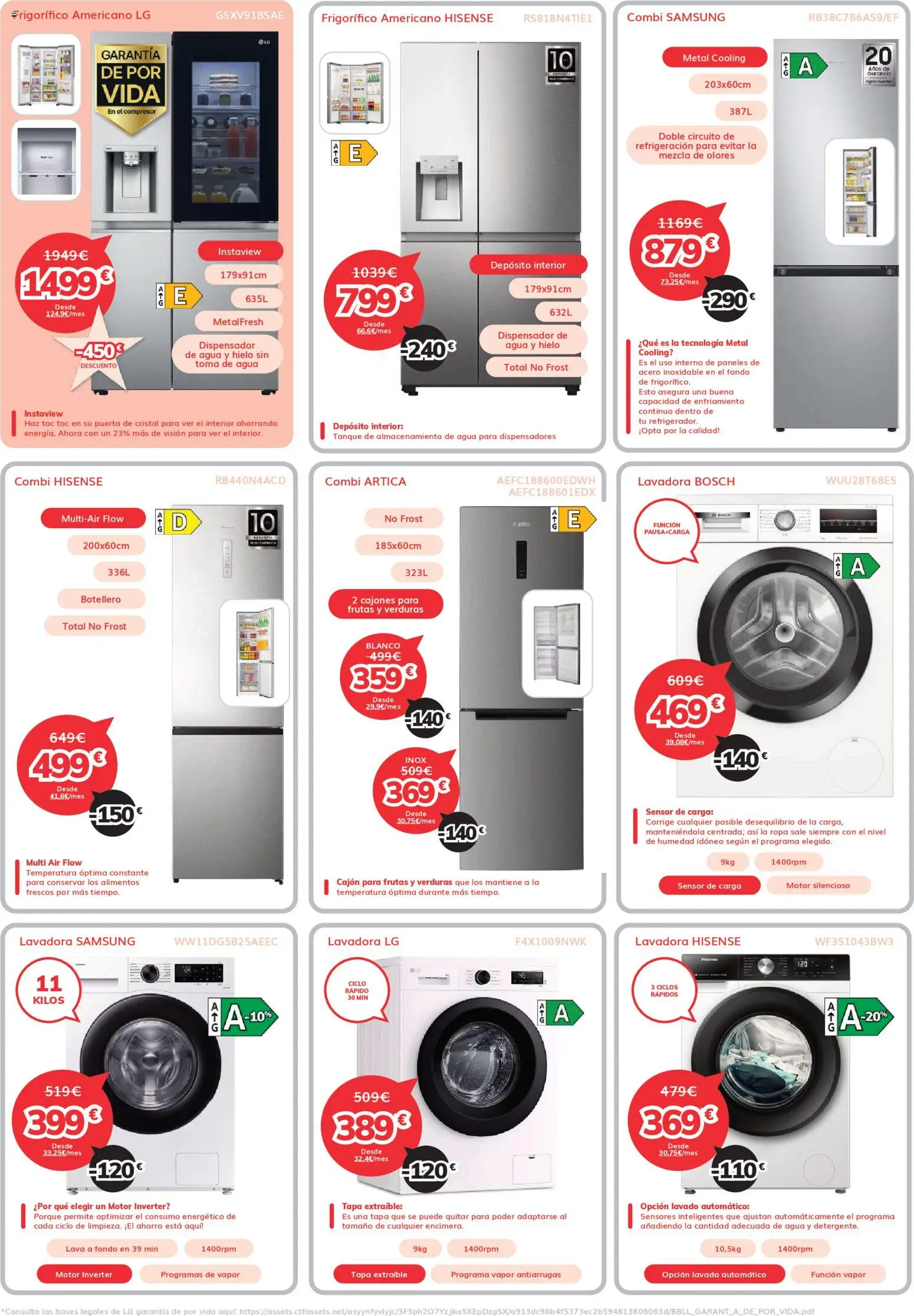 Mi Electro Black Friday │ válido desde el 01.11.2025 | Página: 2 | Productos: Ηλεκτρονικα ειδη, Dispensador, Combi, Κούβα