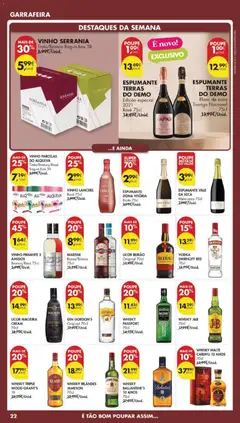 Pré-visualização GIN GORDON'S, Original 70cl válido de 14.04.2026 | Página: 24 | Produtos: Whisky, Espumante, Licor, Gin