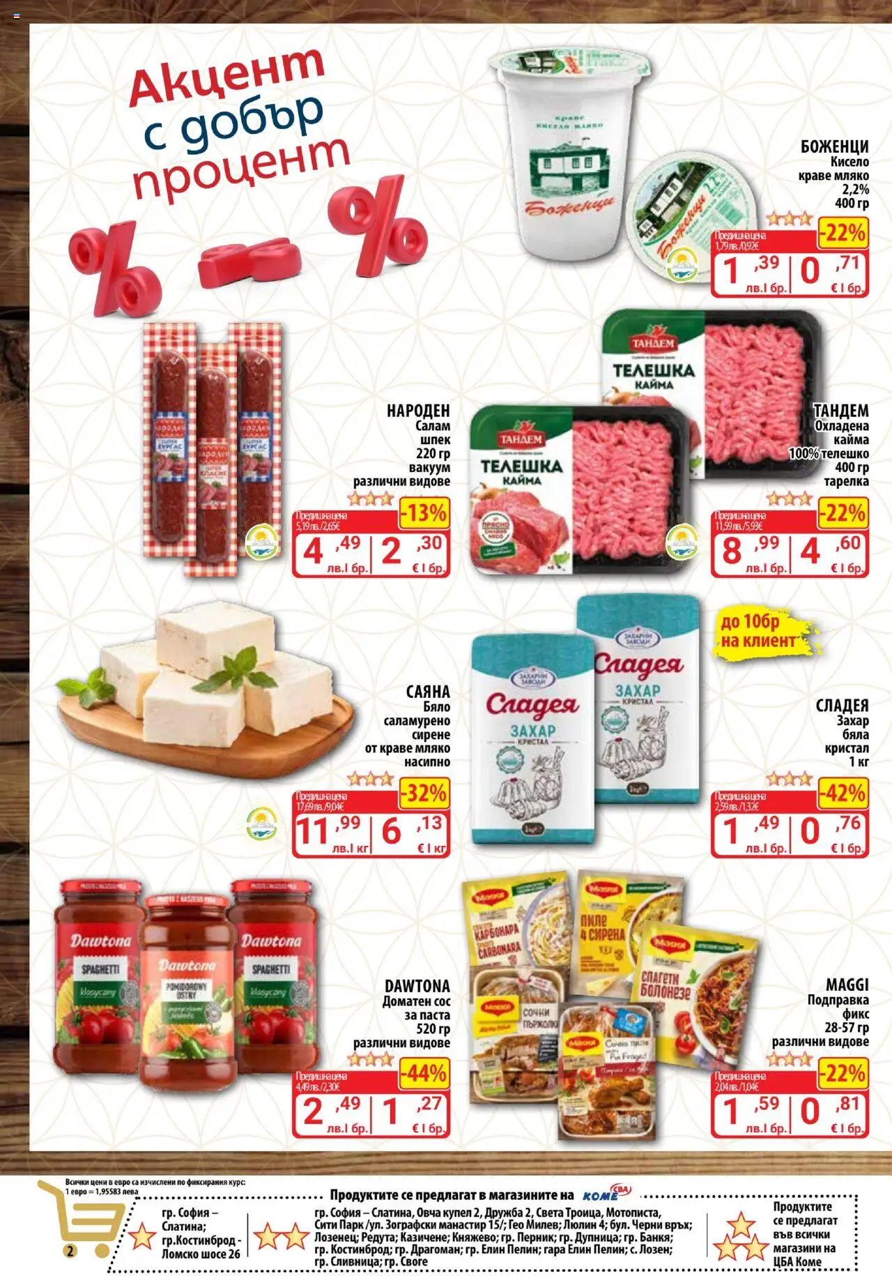  | Страница: 2 | Продукти: Пиле, Мляко, Захар, Паста