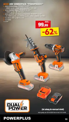 Hubo folder - Voorbeeld van een folder van Hubo, geldig van 01.11.2025 | Pagina: 13 | Producten: Slijper, Jeu de go