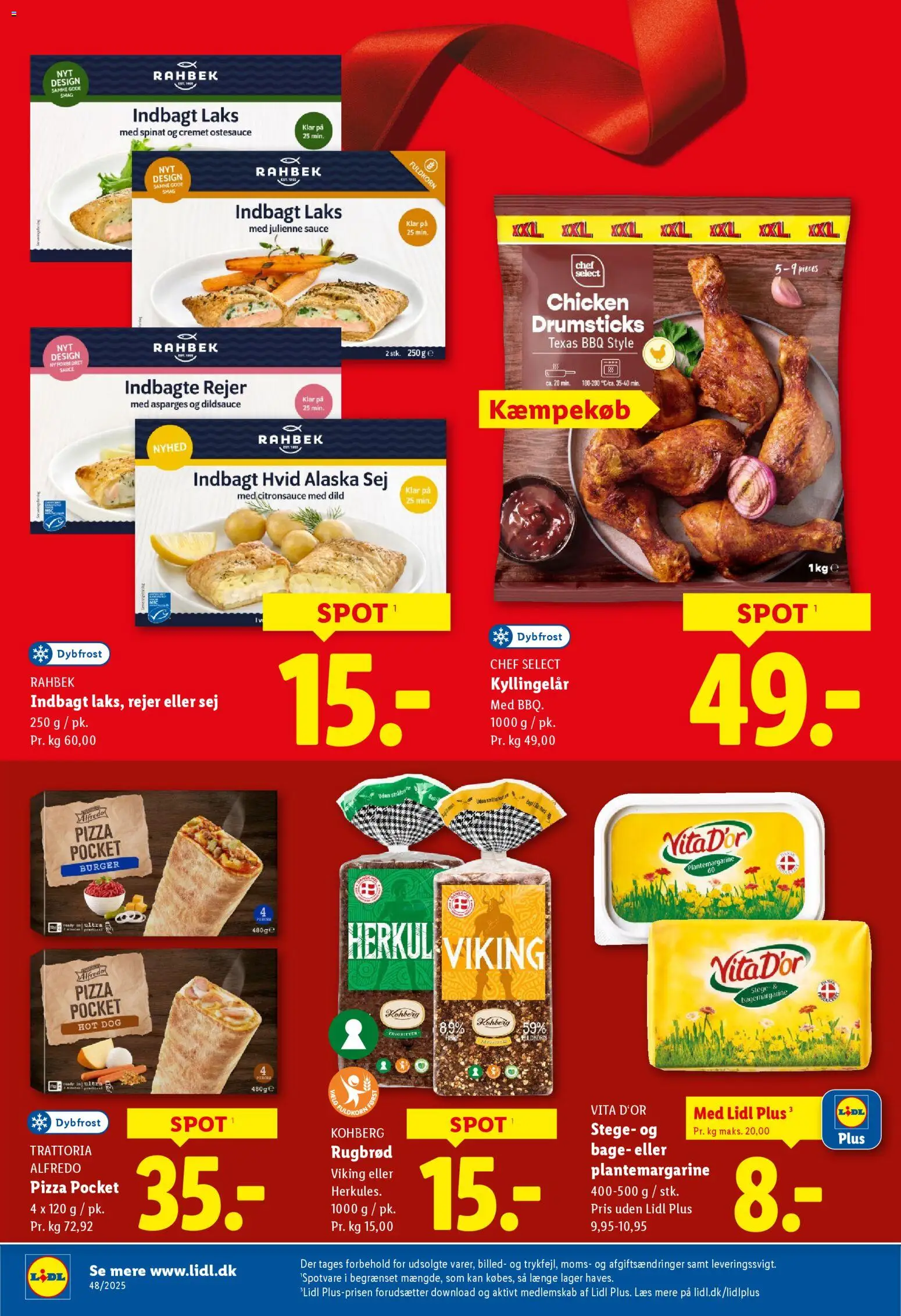 Lidl tilbudsavis – gyldig fra 23.11.2025 | Side: 8 | Produkter: Pizza, Rugbrød, Søm, Asparges
