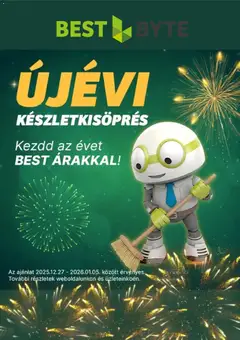 Best Byte Akciós újság - amely érvényes a következő dátumtól: 27.12.2025