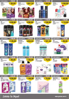 Gürmar Katalog - 16.08.2025 tarihinden itibaren geçerlidir | Sayfa: 13 | Ürünler: Şampuan, Duş jeli, Çarşaf, Koku