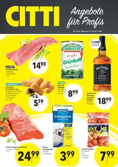 CITTI Markt Aktuelle Angebote für Profis ab 05.11.2025 gültig