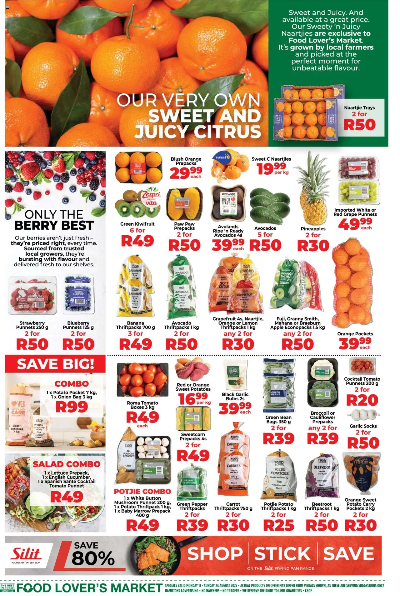 Food Lover's Market KwaZulu-Natal - Specials │ valid from 11.08.2025 | Page: 2 | Products: Beans, Desmaquilante, Avocados, Onions