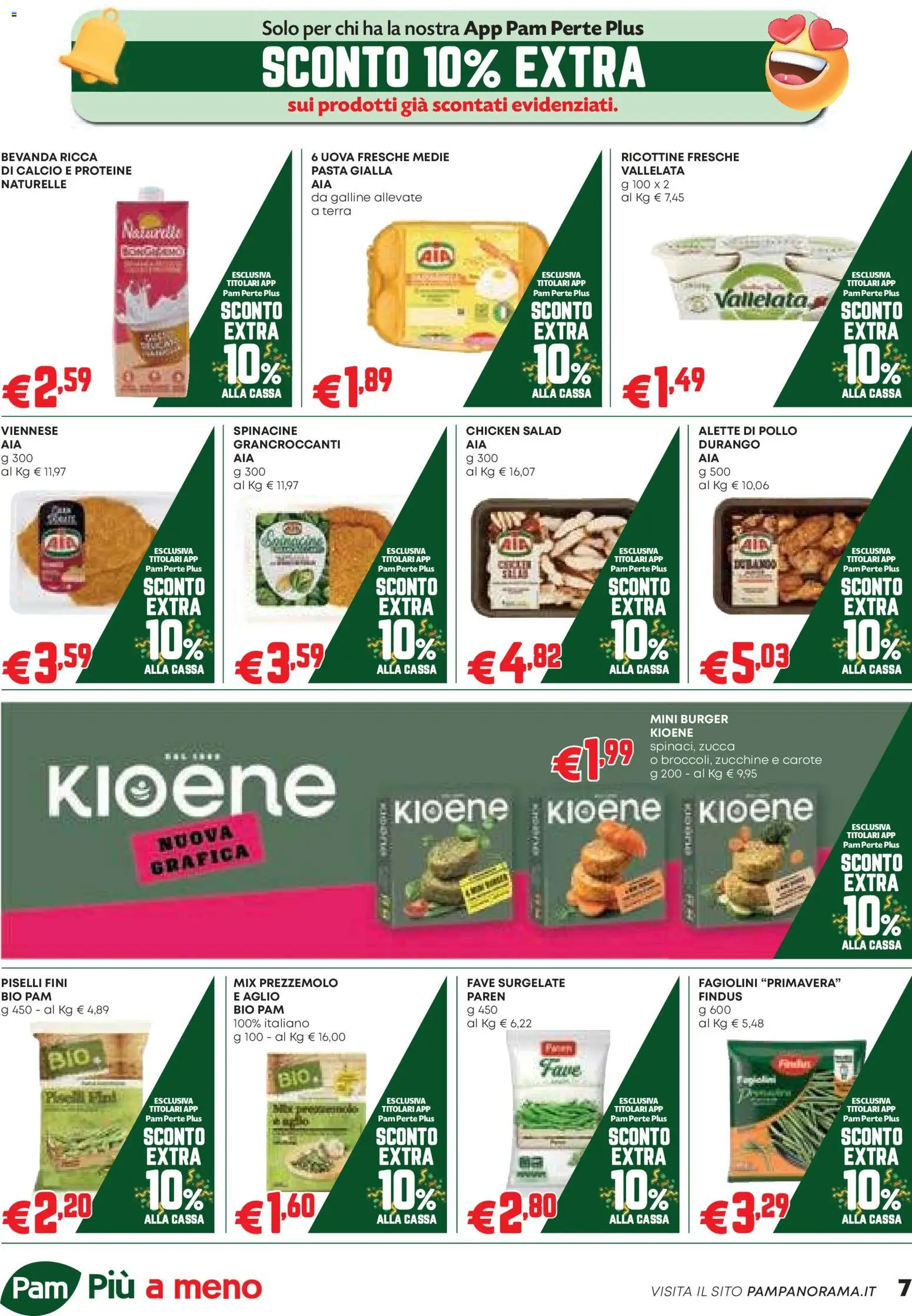 Volantino PAM del 20.11.2025 | Pagina: 7 | Prodotti: Uova, Pollo, Carote, Fagiolini