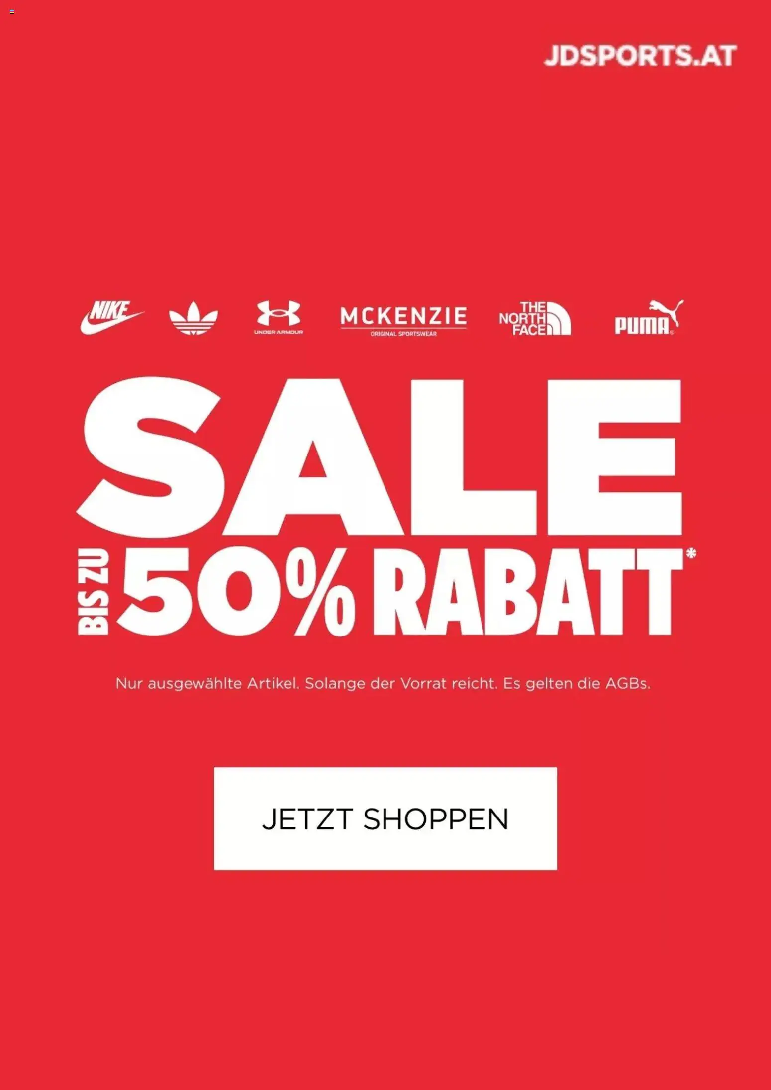JD Sports gültig ab 05.01.2026 | Seite: 1