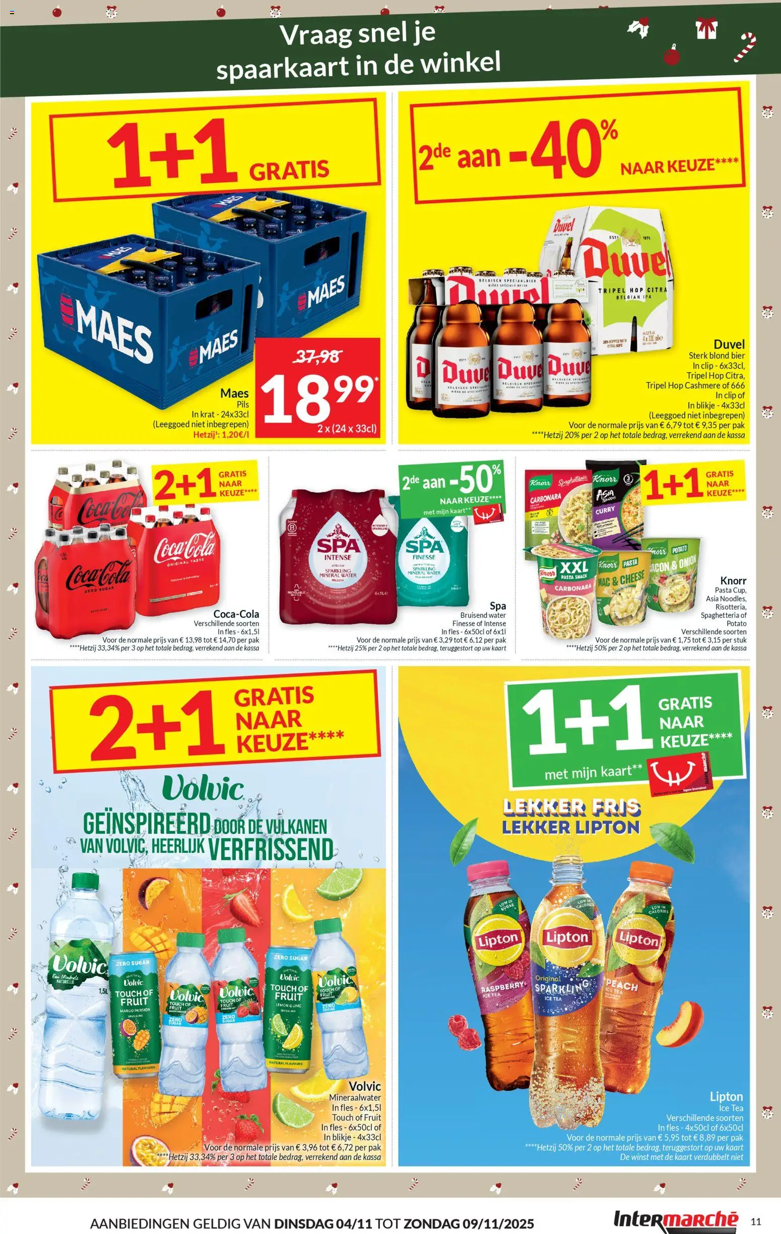 {H1} | Pagina: 11 | Producten: Bier, Coca Cola, Fruit, Mango