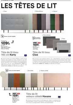 But - Prévisualisation de But Guide literie hiver  valide à partir de 15.12.2025 | Page: 62 | Produits: Tête de lit, Mousse, Lit, Literie