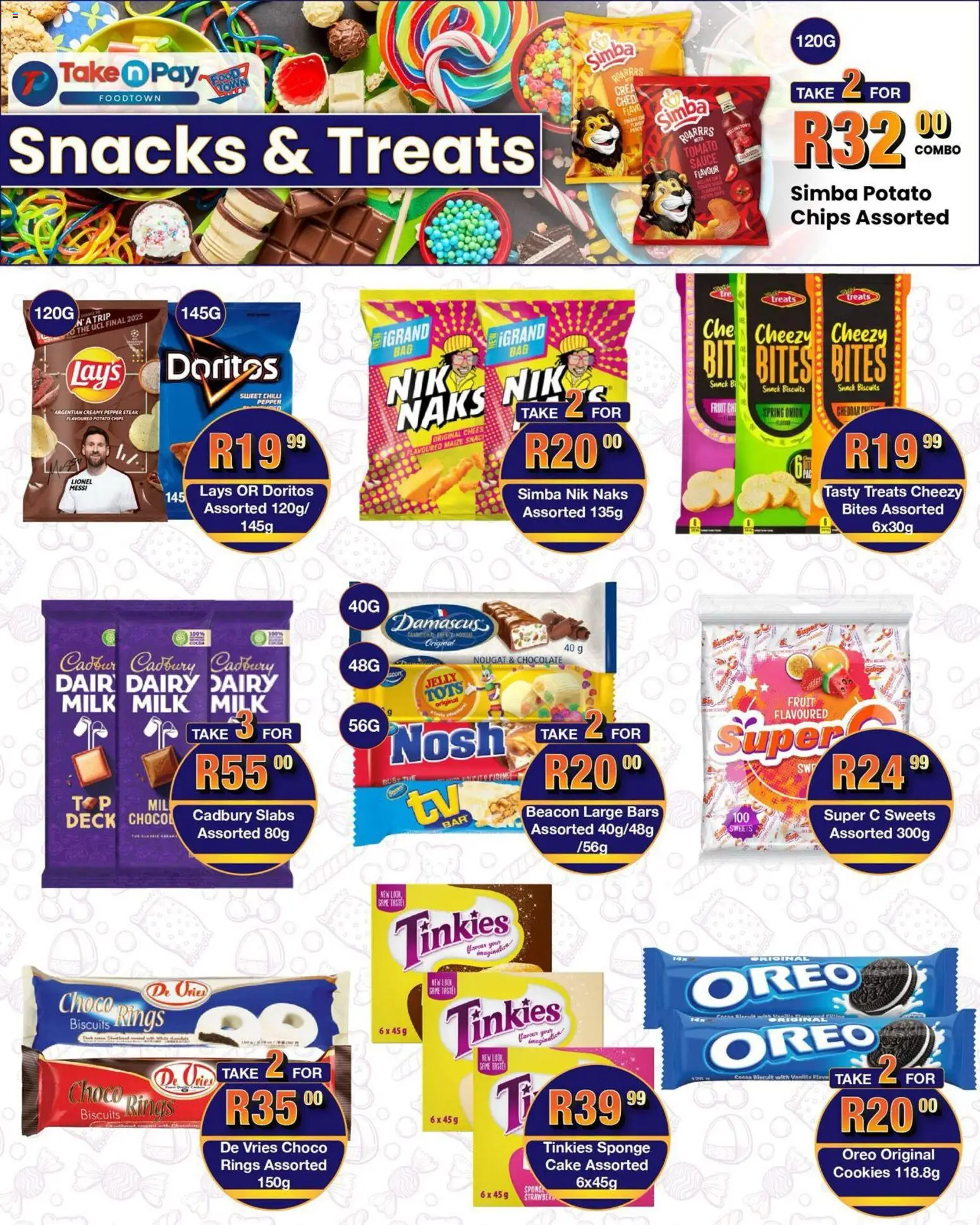 New Take n Pay catalogue – valid from 12.01.2026 | Page: 8 | Products: Milk, Biscuits, Cookies, Chilli