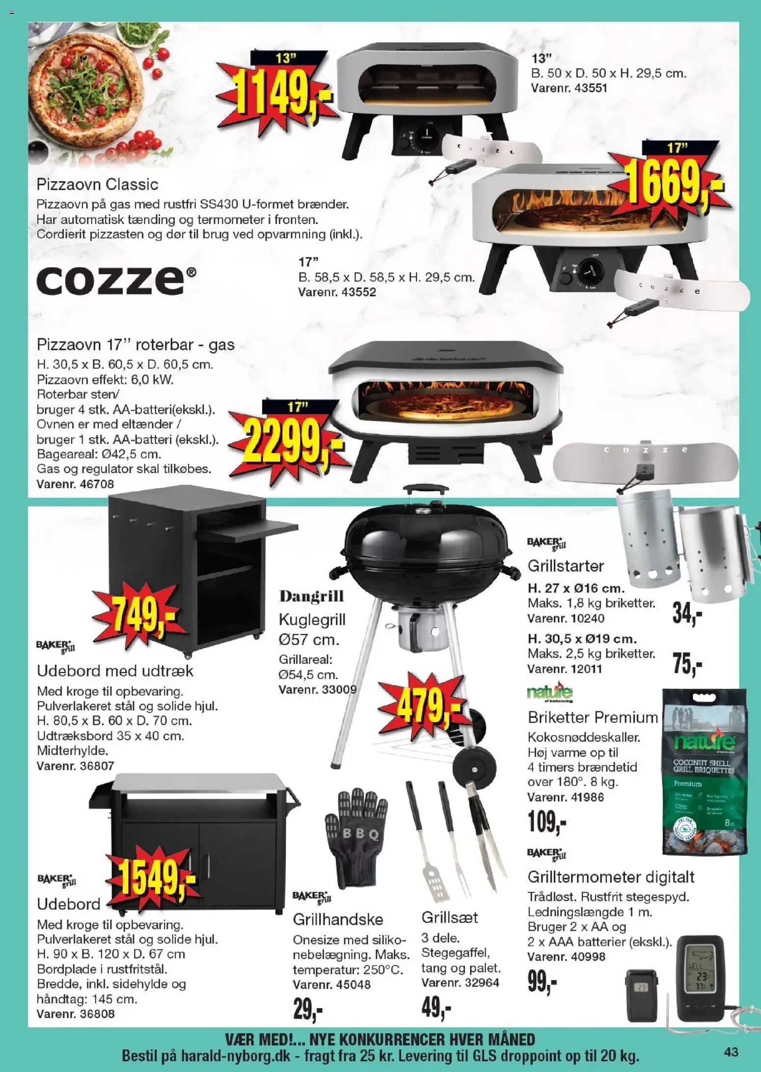 Harald Nyborg tilbudsavis – gyldig fra 02.04.2026 | Side: 45 | Produkter: Batterier, Termometer, Grill