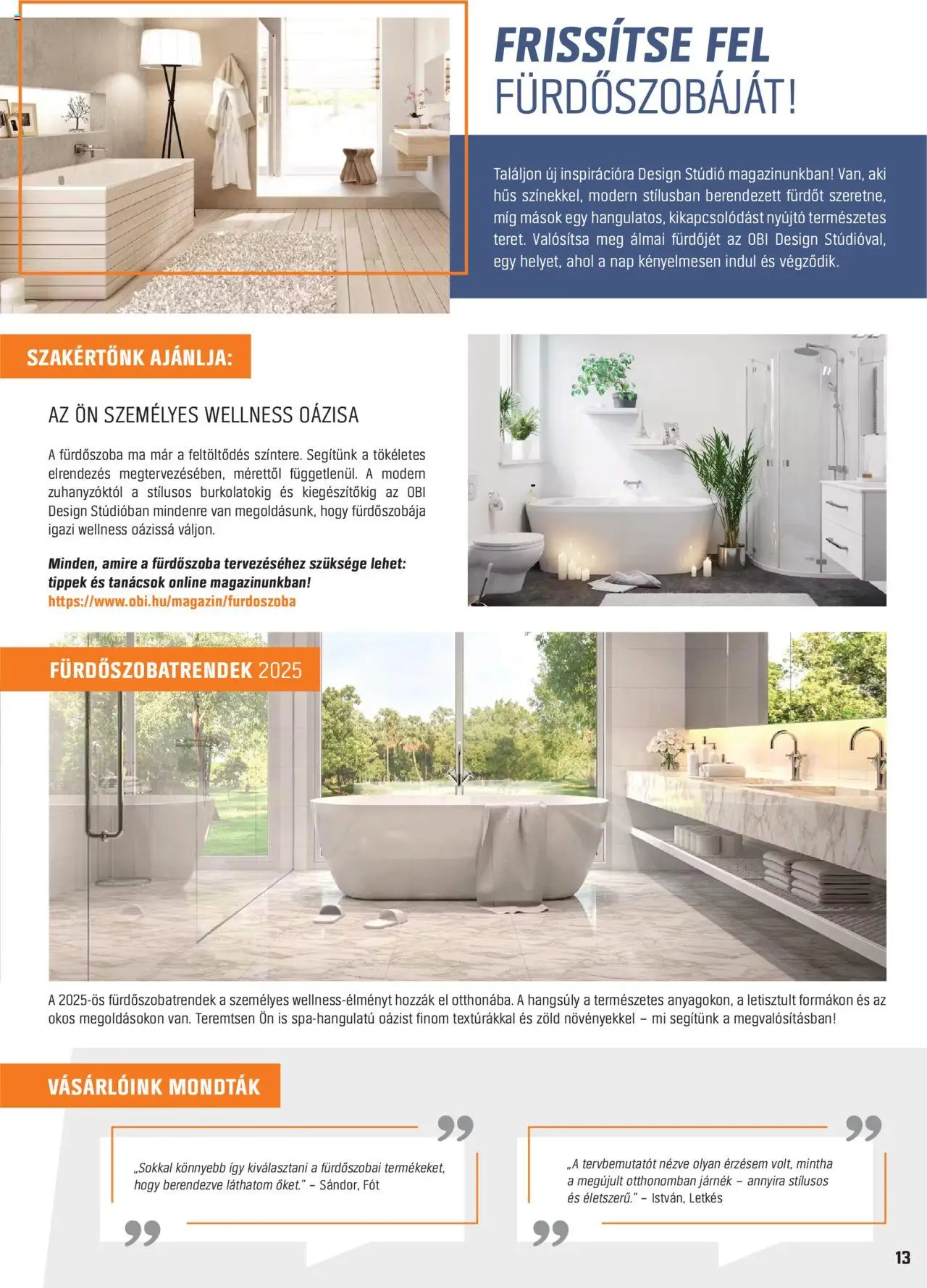 OBI akciós ujság - amely érvényes a következő dátumtól: 28.08.2025 | Oldal: 13 | Termékek: Hús, Fürdőszoba