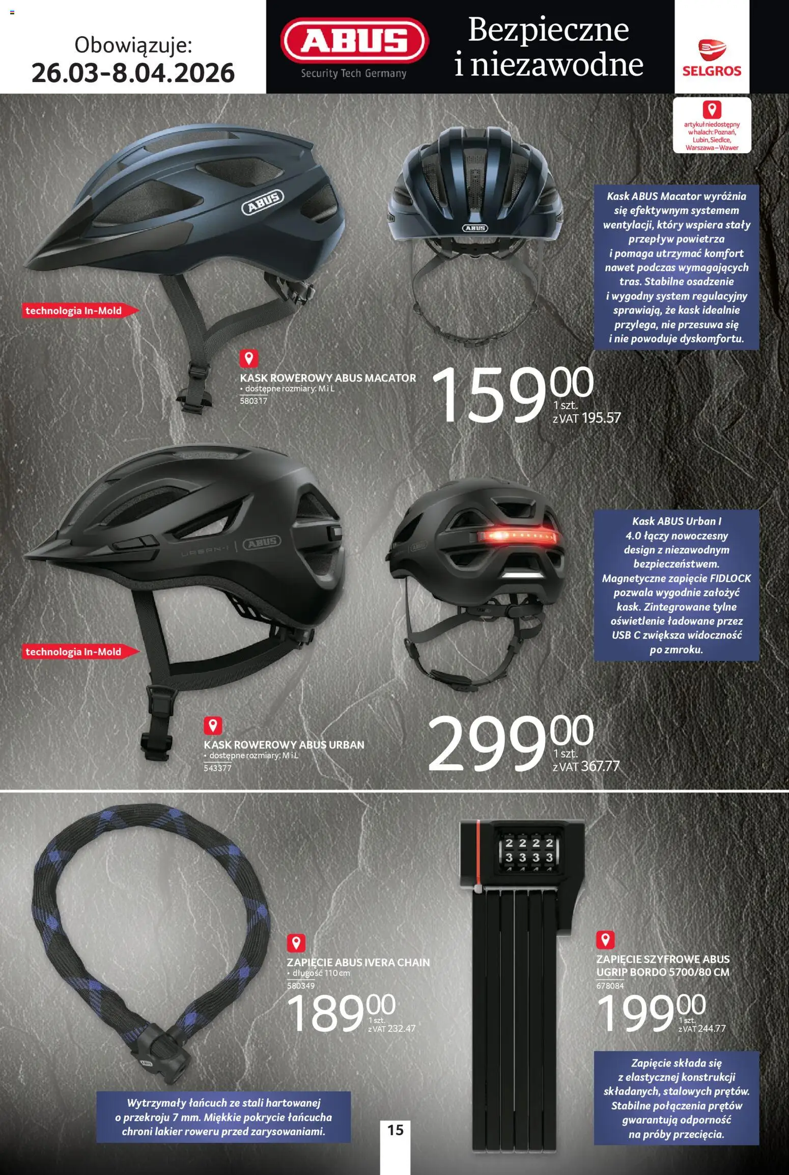 Selgros cash&carry gazetka - Premium od 26.03.2026 | Strona: 15 | Produkty: USB