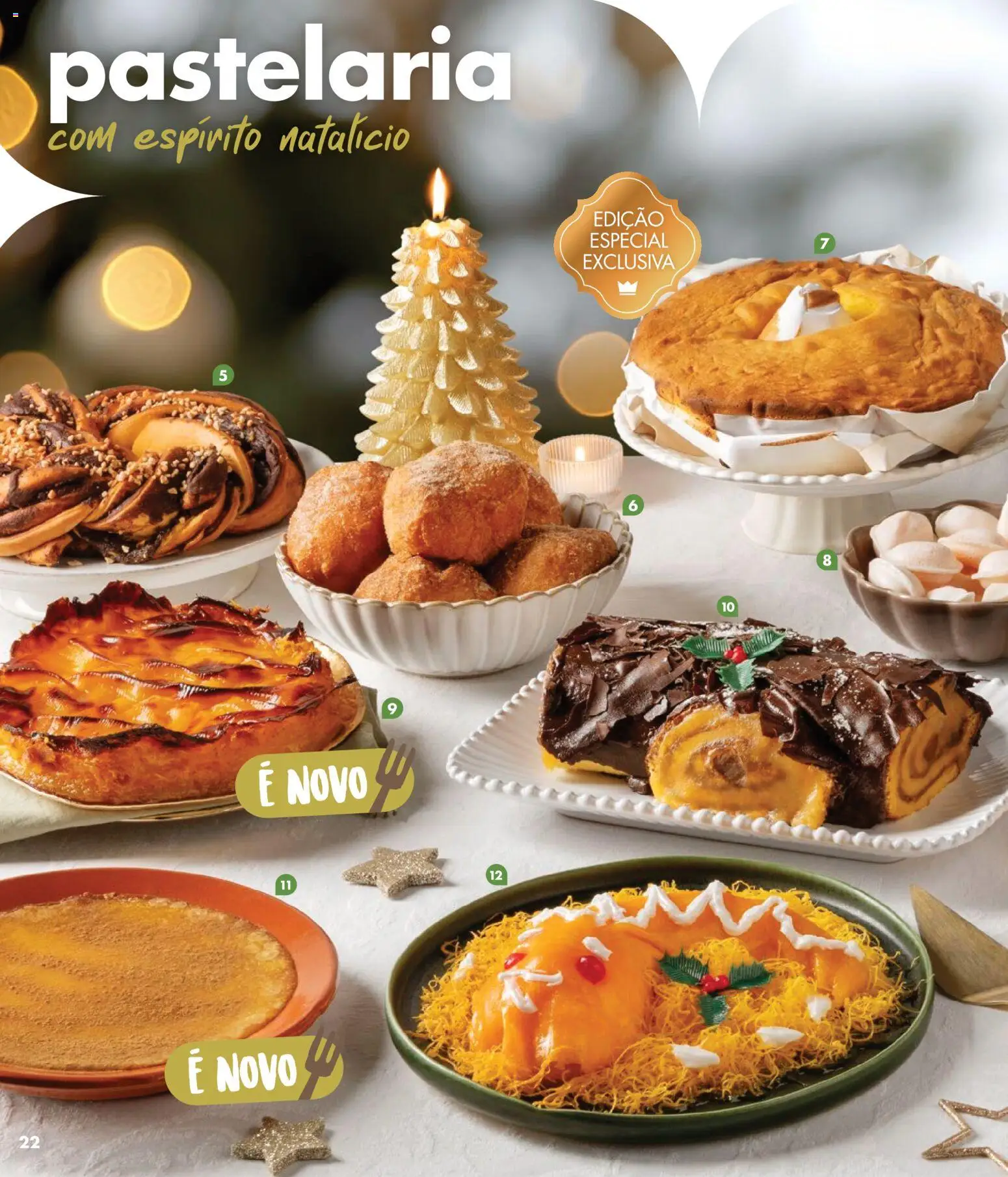 Pingo Doce Encomendas de Natal  │ válido de 19.11.2025 | Página: 22 | Produtos: Leite, Chocolate, Tarte, Creme