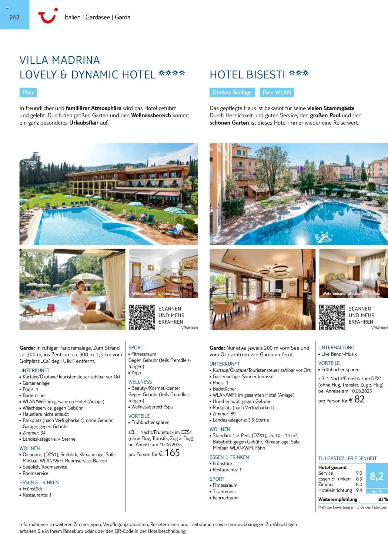 Aida - Urlaub mit eigener Anreise 2025/26 – gültig ab 01.11.2024 | Seite: 262 | Produkte: Babybett, Föhn