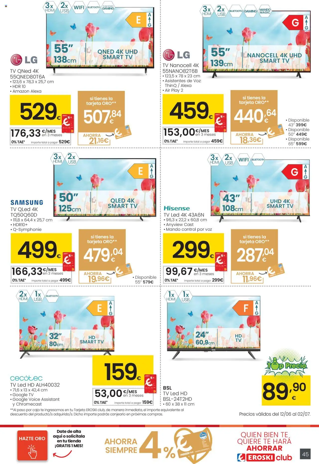 Eroski - Para conquistarte │ válido desde el 12.06.2025 | Página: 45 | Productos: Té, Caja