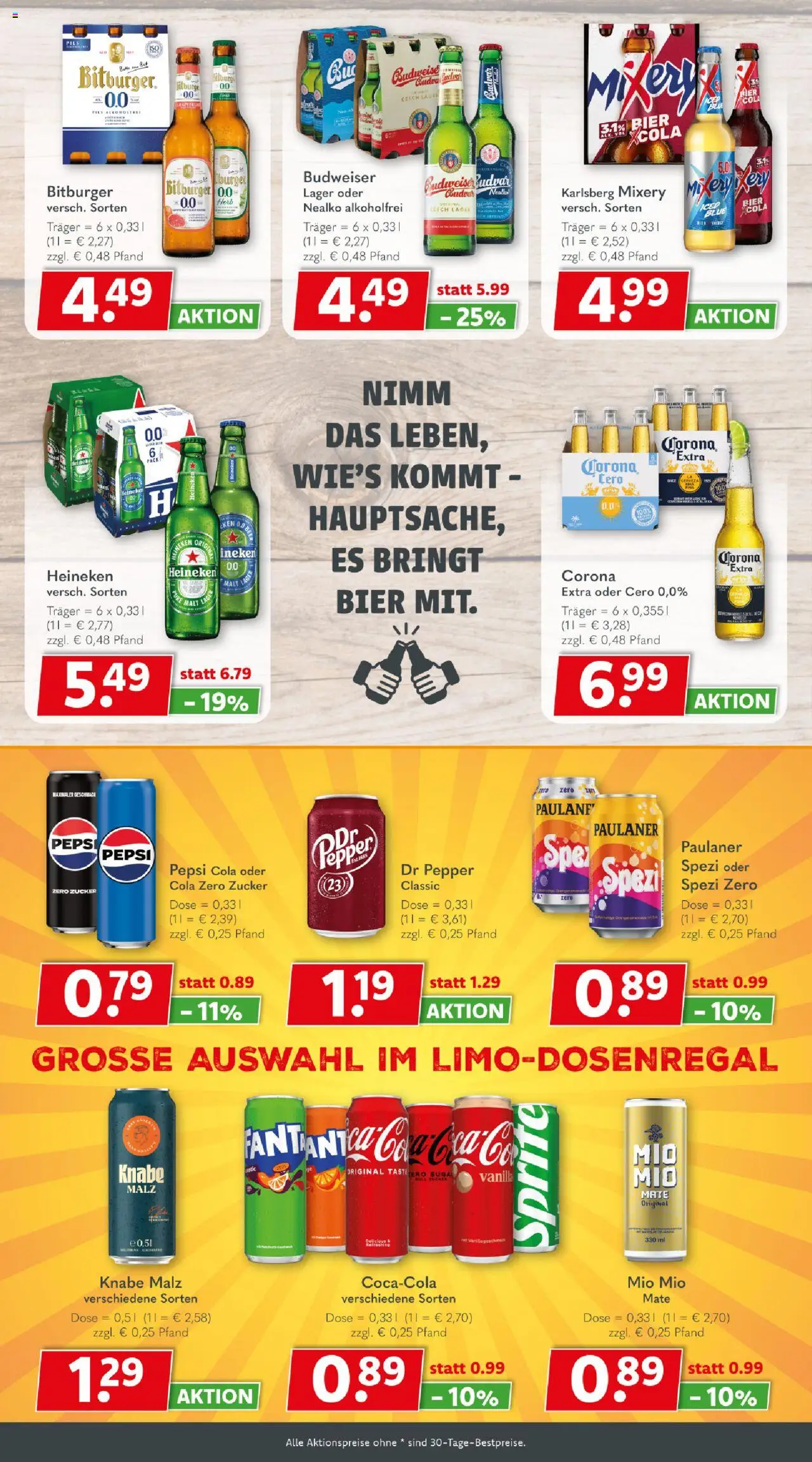Getränkeland Prospekt 	 – gültig ab 29.09.2025 | Seite: 4 | Produkte: Cola, Heineken, Pepsi, Paulaner