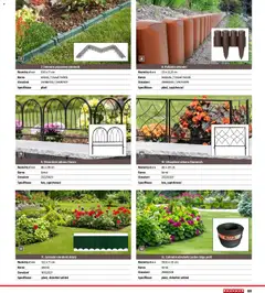 Náhled letáku Bauhaus katalog Ploty a zahradní domky od 11.03.2026 | Strana: 69 | Produkty: Ohraničení záhonů