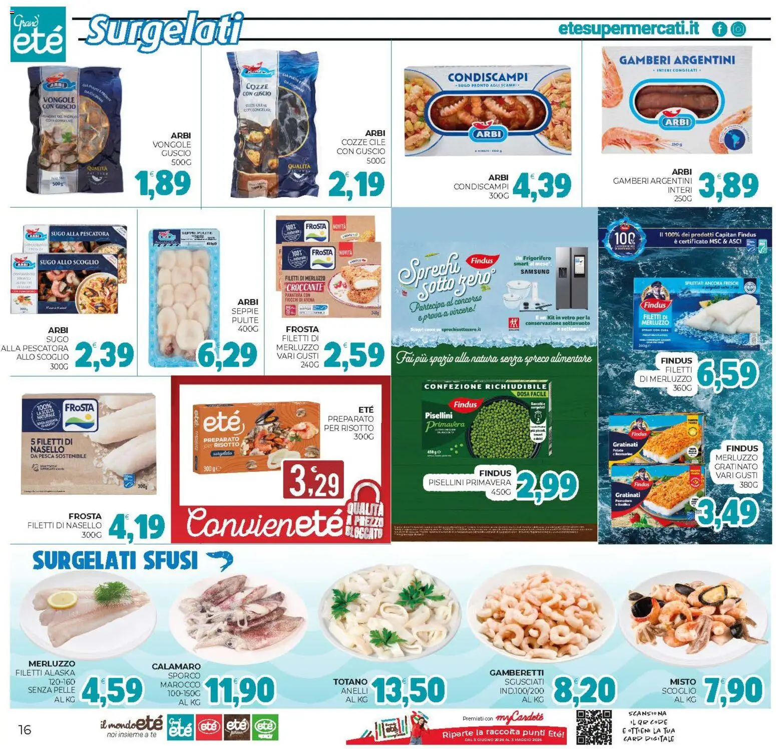 Volantino Eté del 02.12.2025 | Pagina: 16 | Prodotti: Basilico, Frigorifero, Sugo, Nasello