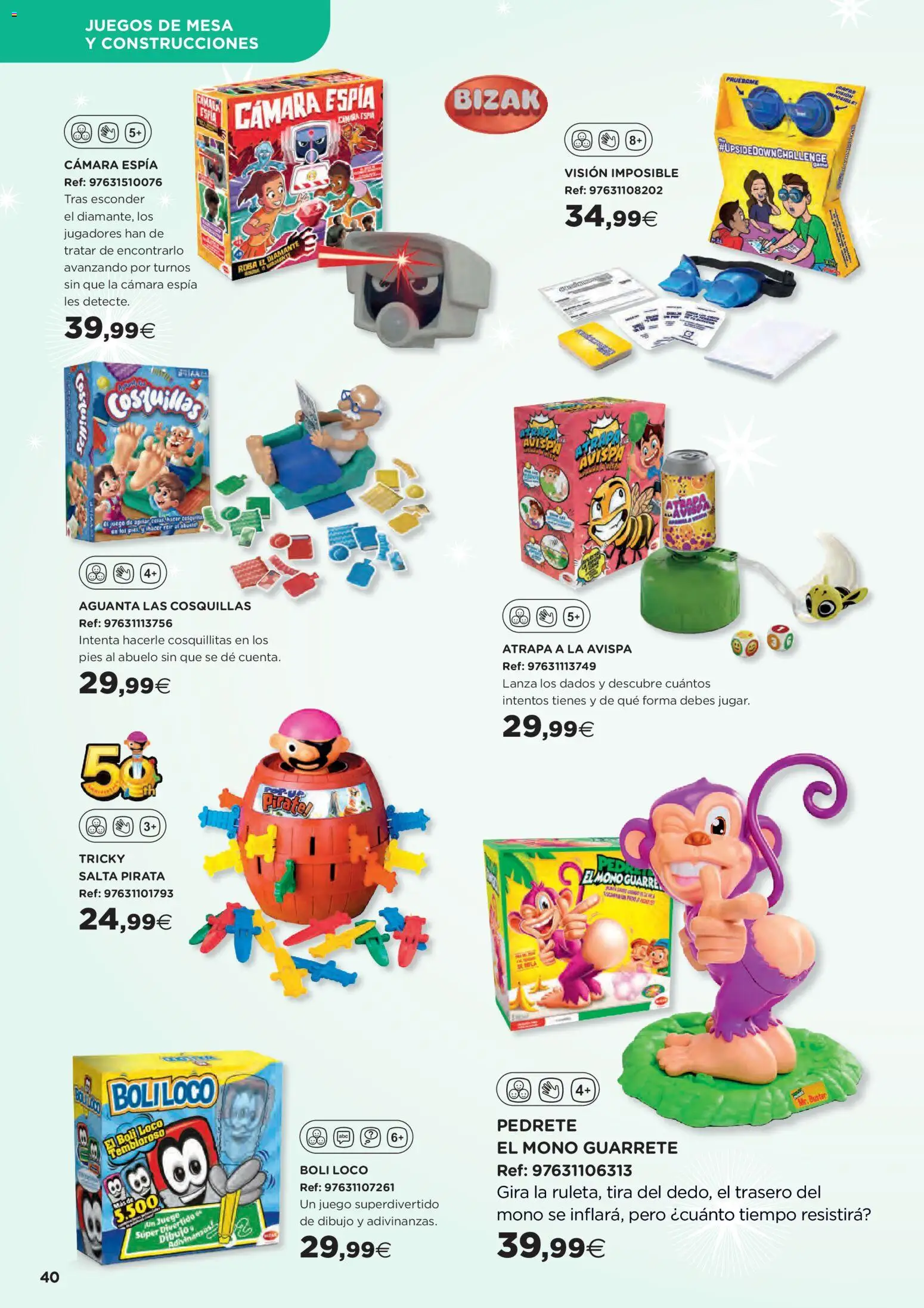 Hipercor catálogo │ válido desde el 31.10.2025 | Página: 40 | Productos: Juegos de mesa, Cámara, Mesa