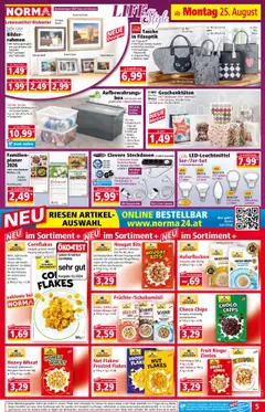 Norma Flugblatt gültig ab 25.08.2025 | Seite: 5 | Produkte: Chips, Birne, Hülle, Joghurt
