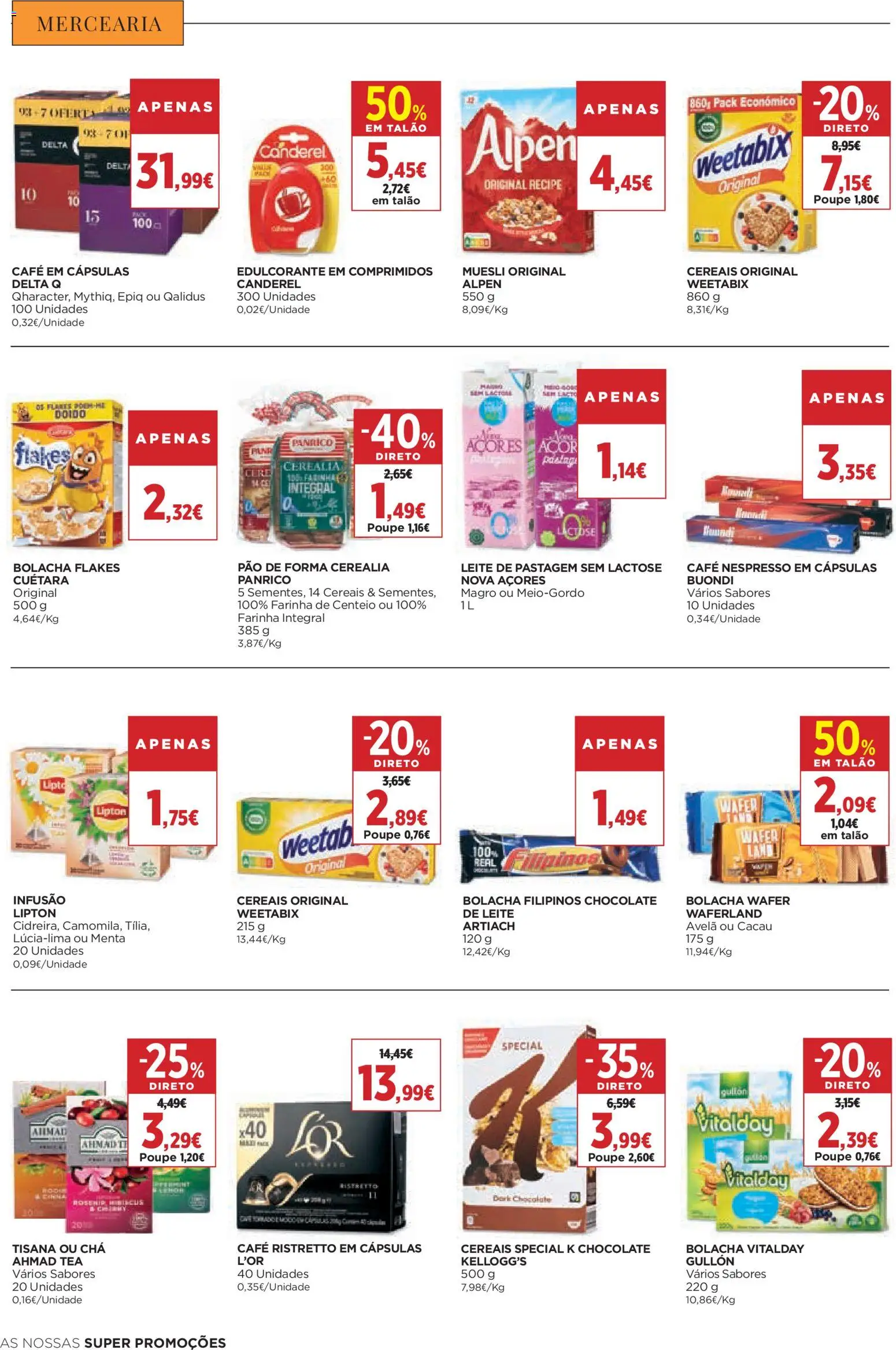 El Corte Ingles folheto │ válido de 30.01.2026 | Página: 22 | Produtos: Nespresso, Weetabix, Chá, Cereais