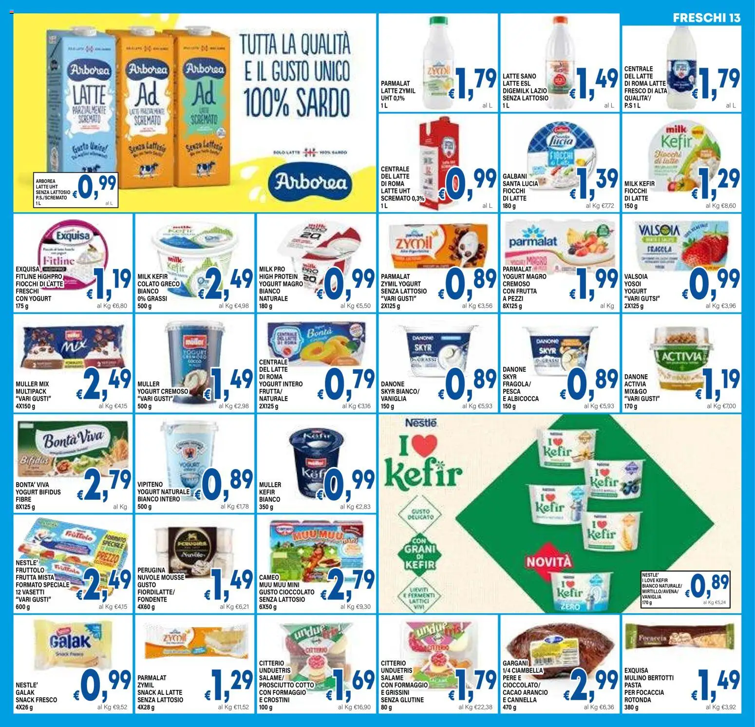 Volantino DEM del 17.04.2026 | Pagina: 13 | Prodotti: Fiocchi, Frutta, Pesca, Cacao