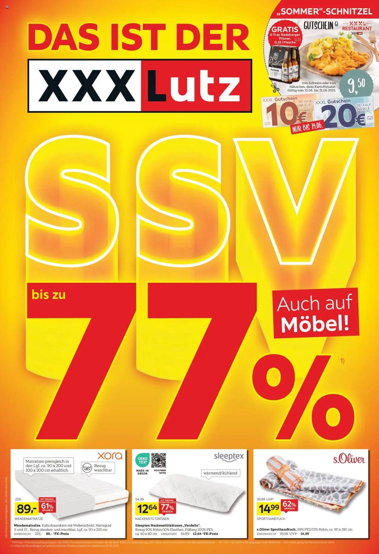 XXXL Lutz Prospekt 	 - gültig ab dem 09.06.2025 | Seite: 1