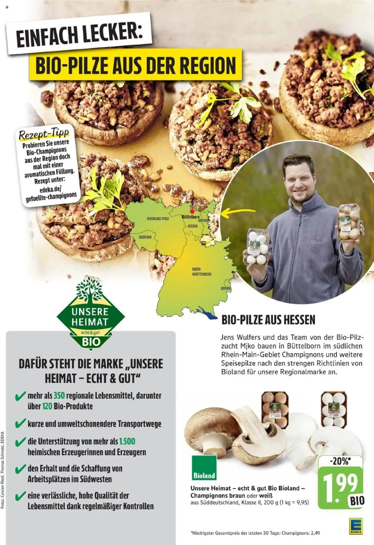 Edeka Prospekt 	 - gültig ab dem 07.07.2025 | Seite: 5 | Produkte: Champignons