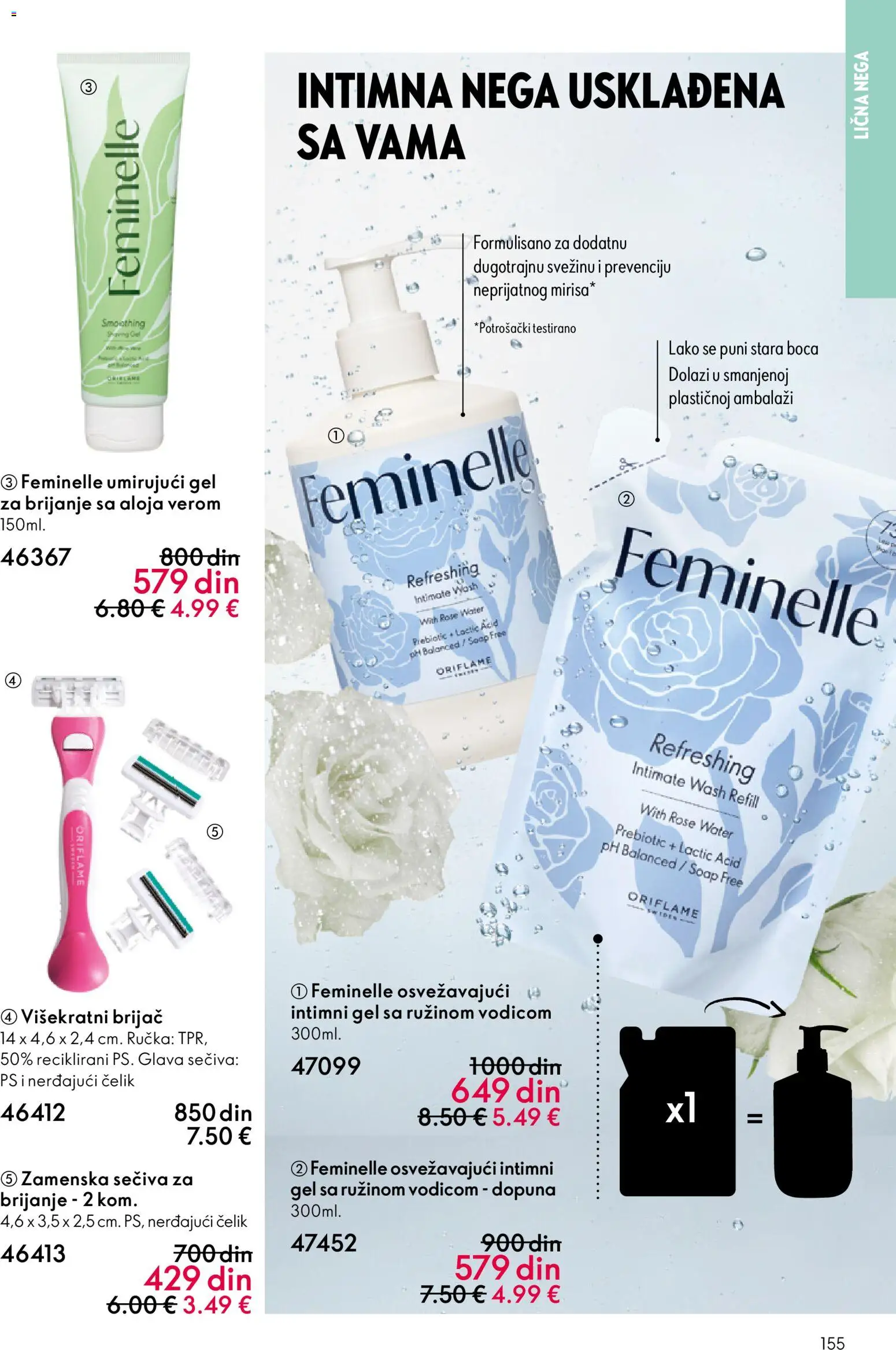 Oriflame katalog - važi od 19.11.2025 | Strana: 155 | Proizvode: Brijač, Gel za brijanje