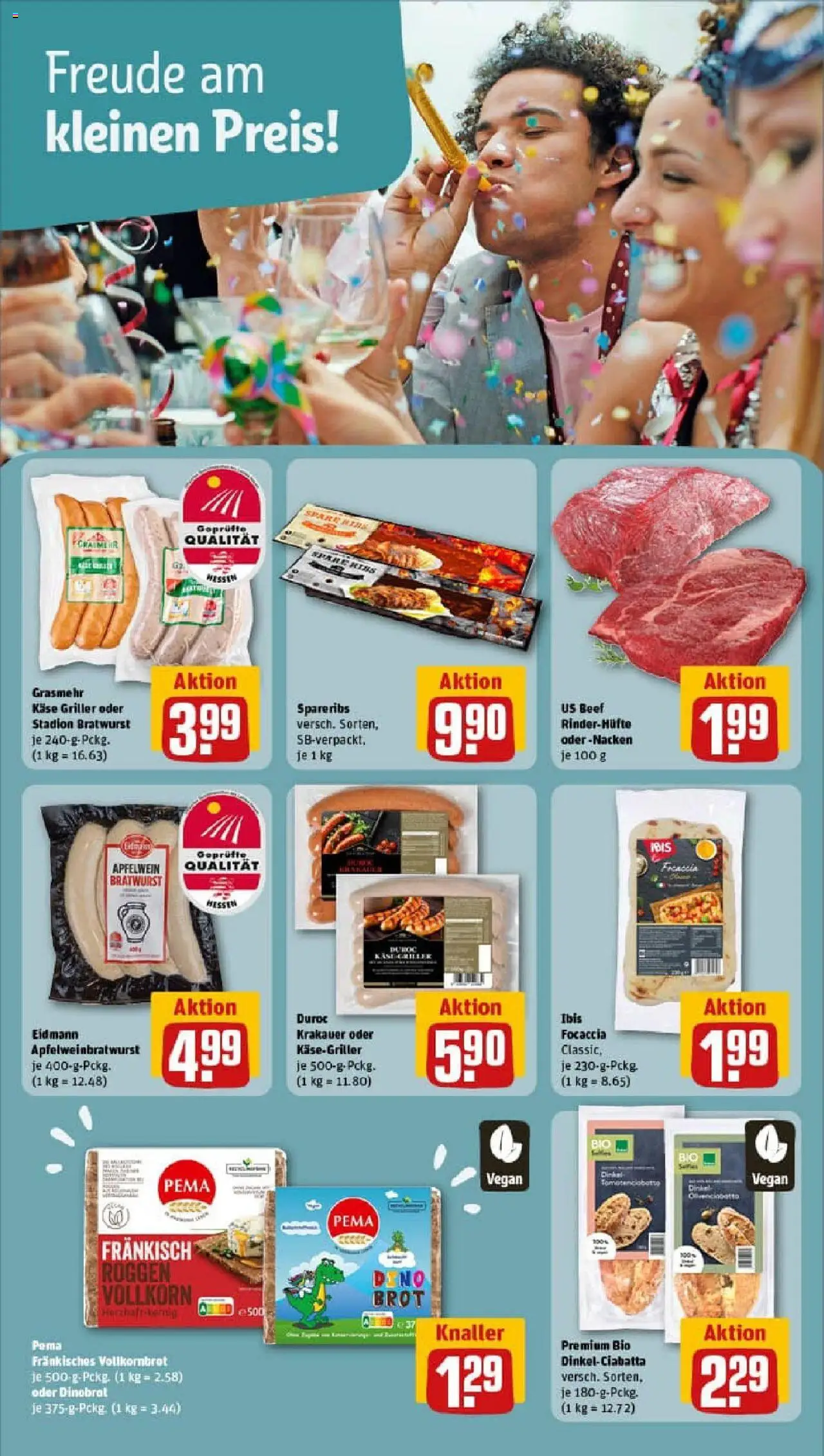 Rewe prospekt Frankenberg (Eder)	 - gültig ab dem 29.06.2025 | Seite: 21 | Produkte: Käse, Vollkornbrot, Bratwurst, Griller