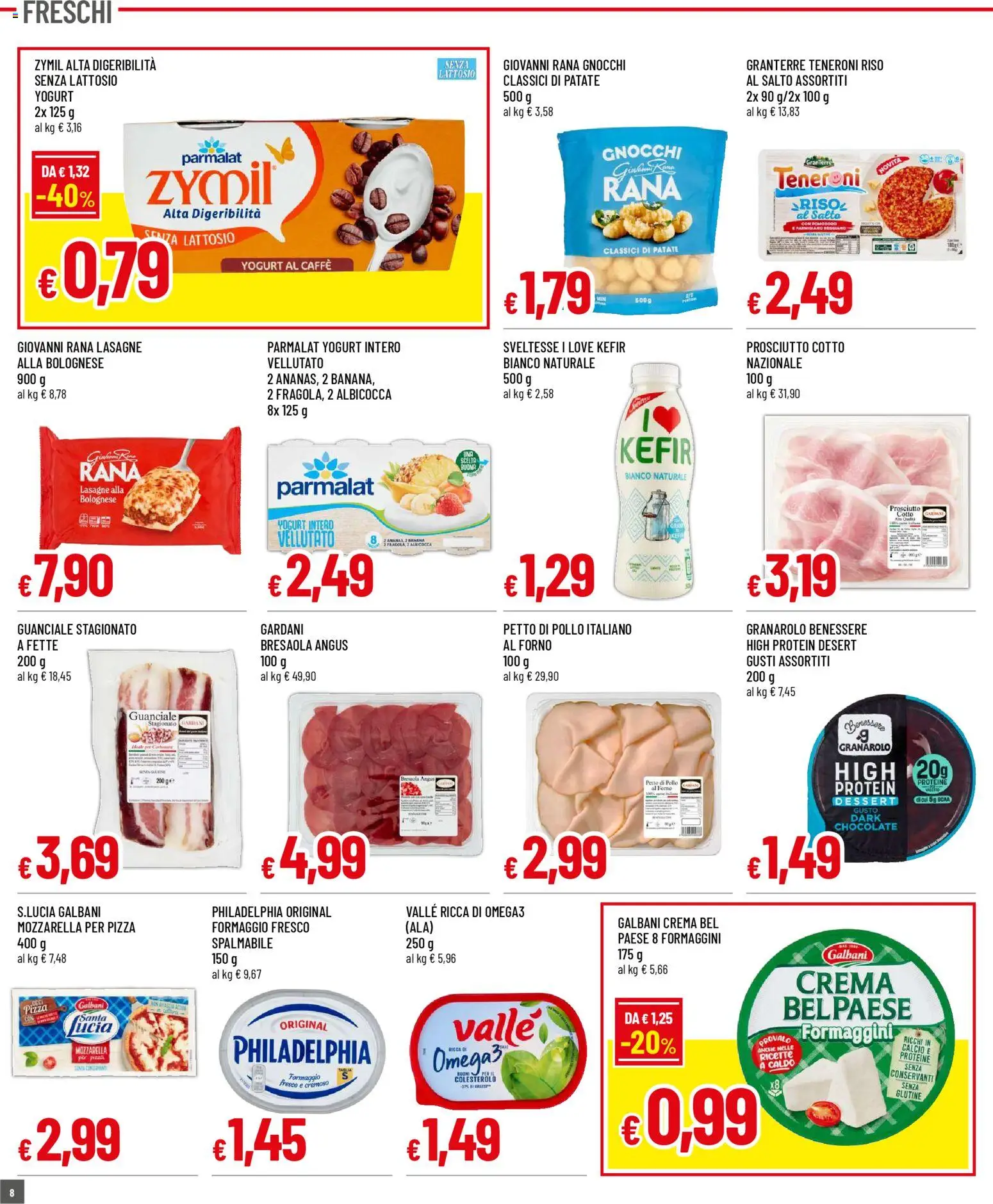 Volantino Galassia del 29.12.2025 | Pagina: 8 | Prodotti: Caffè, Pollo, Patate, Forno