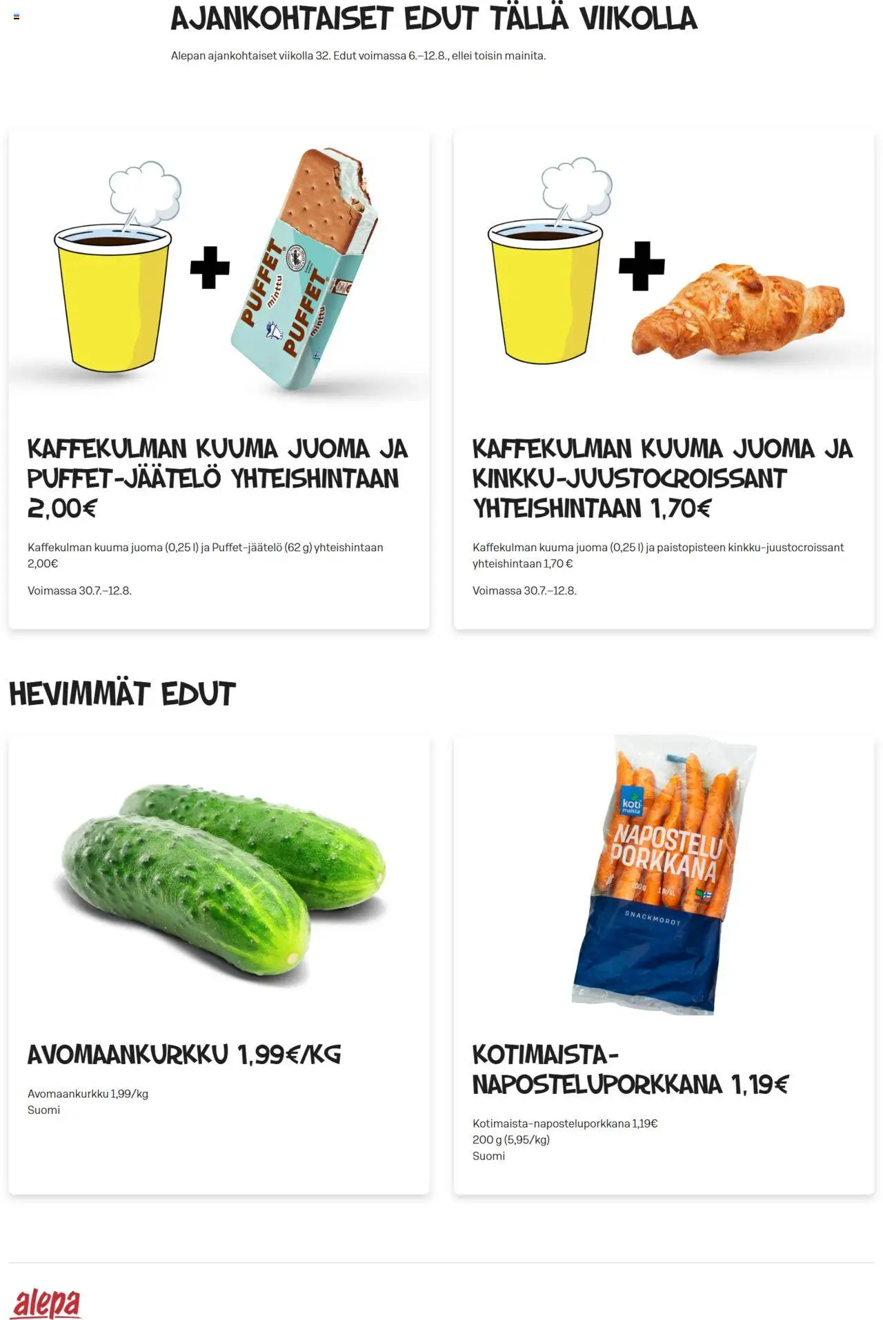  | Sivu: 1 | Tuotteet: Minttu, Porkkana