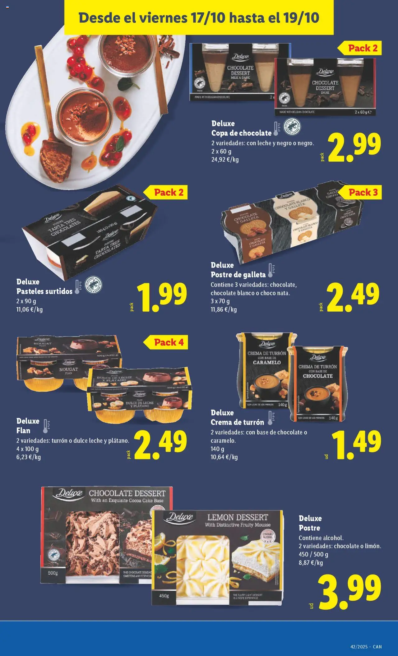 Lidl - Canarias │ válido desde el 13.10.2025 | Página: 29 | Productos: Mousse, Leche, Chocolate, Crema