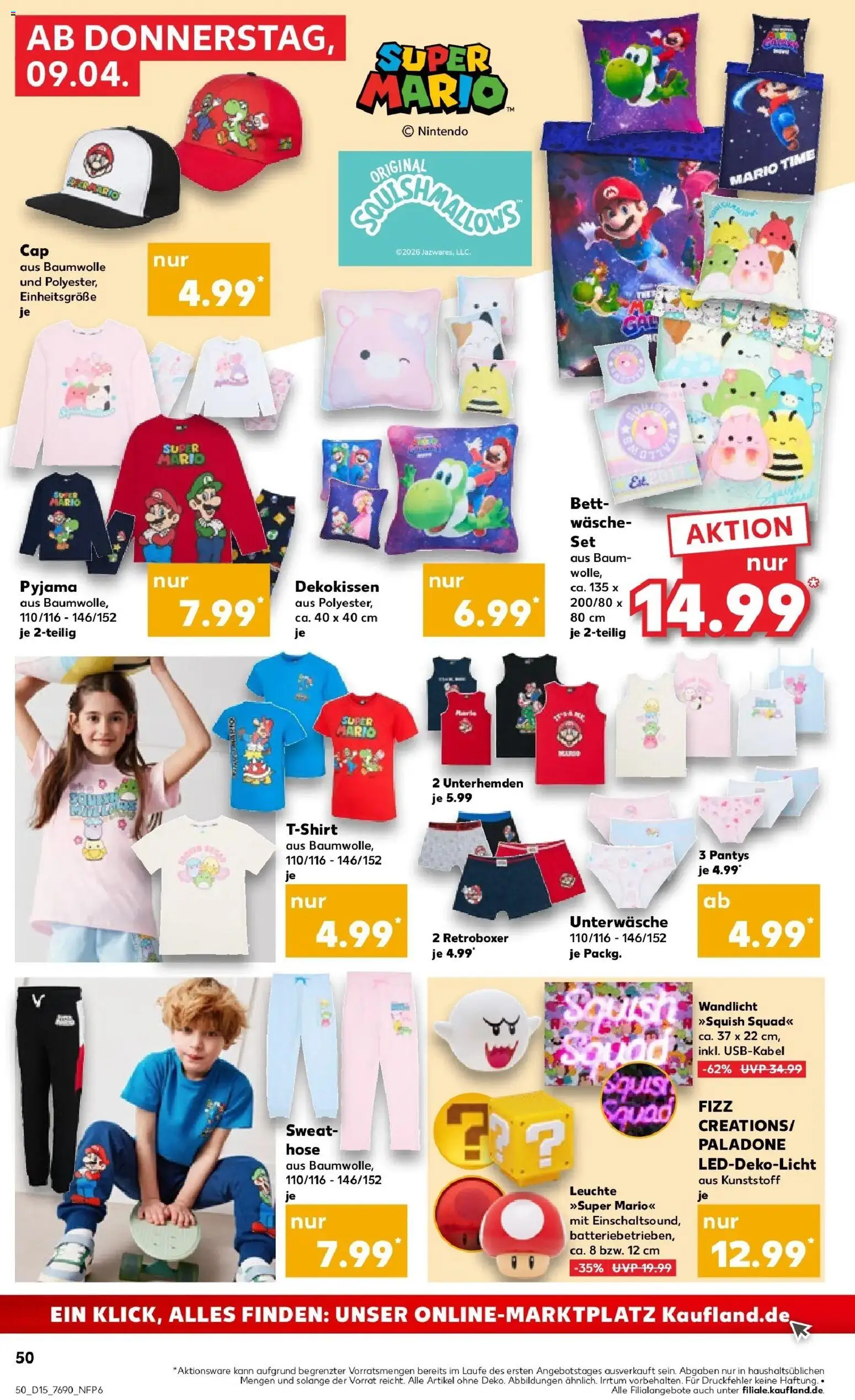 Kaufland Prospekt Ludwigsburg	 – gültig ab 08.04.2026 | Seite: 50 | Produkte: Sweathose, Hose, Unterwäsche, Pyjama