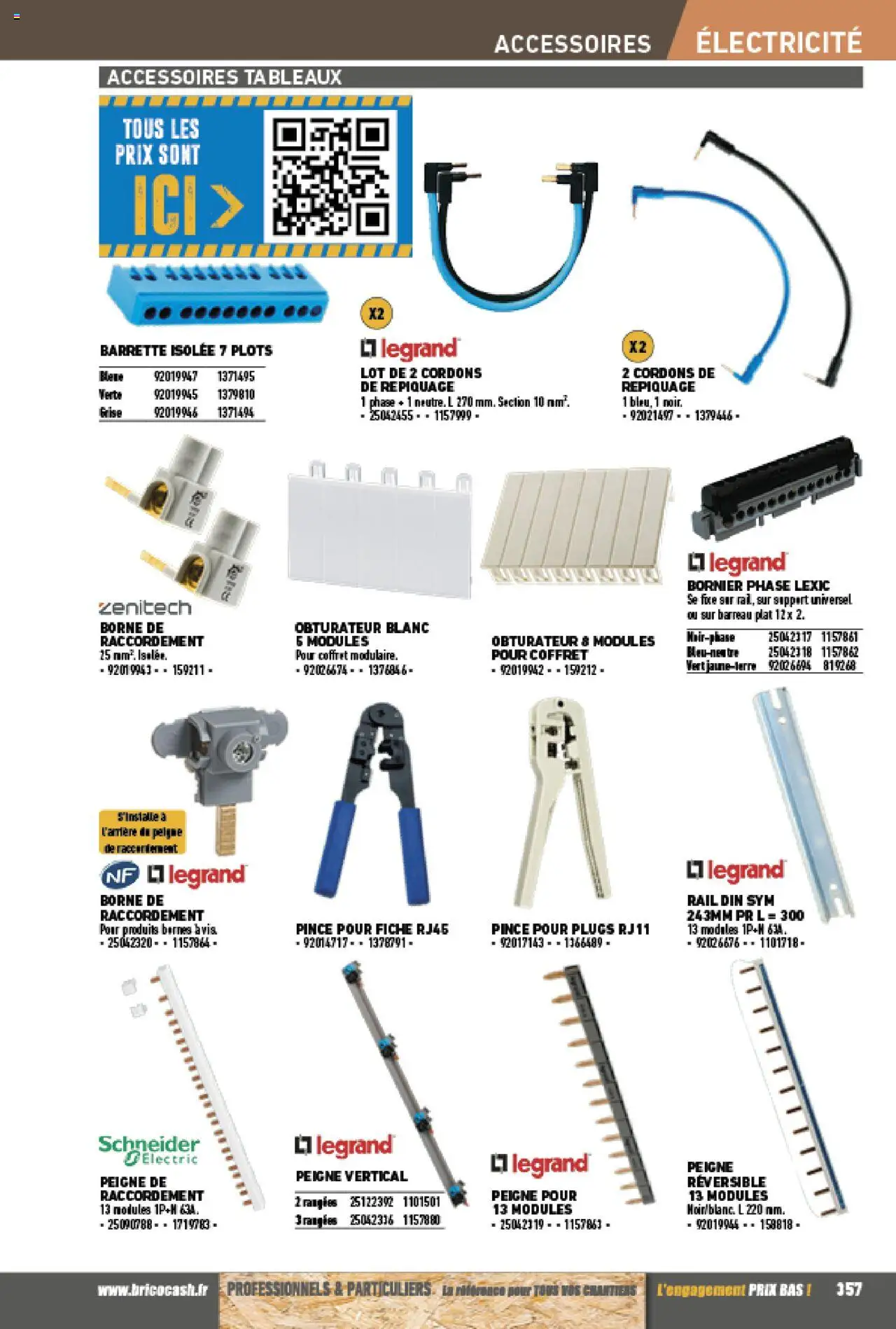 {H1} | Page: 357 | Produits: Peigne, Plots