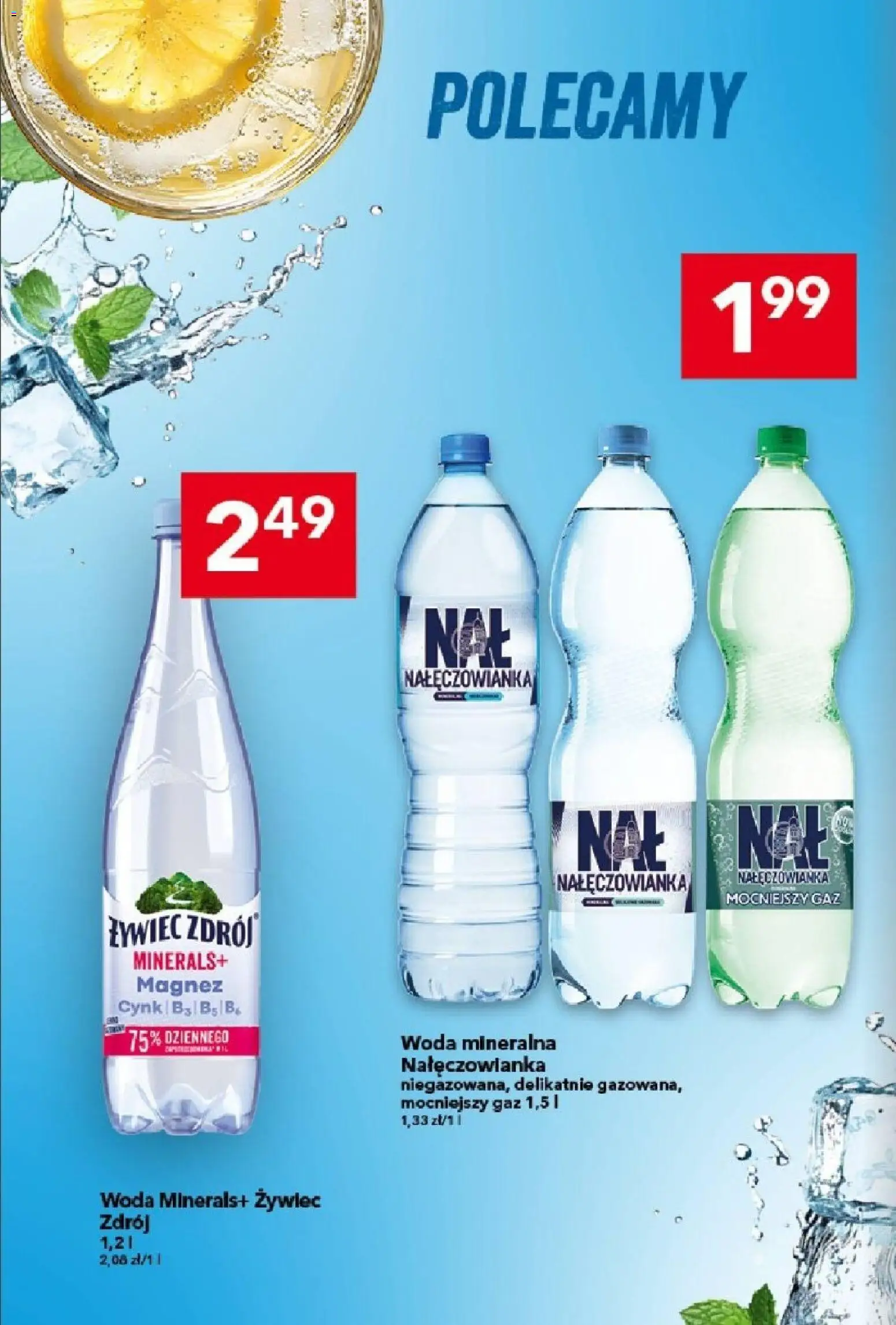 Lewiatan gazetka od 26.02.2026 | Strona: 12 | Produkty: Woda mineralna Nałęczowianka, Woda