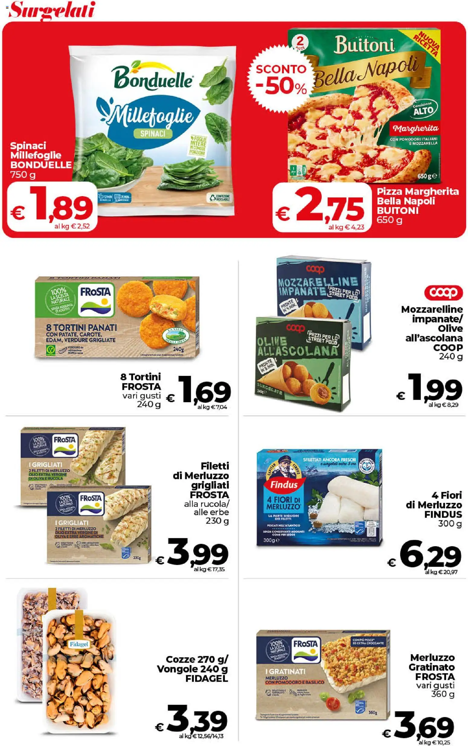 Volantino COOP del 17.04.2026 | Pagina: 17 | Prodotti: Rucola, Verdure, Pomodoro, Olio extra vergine